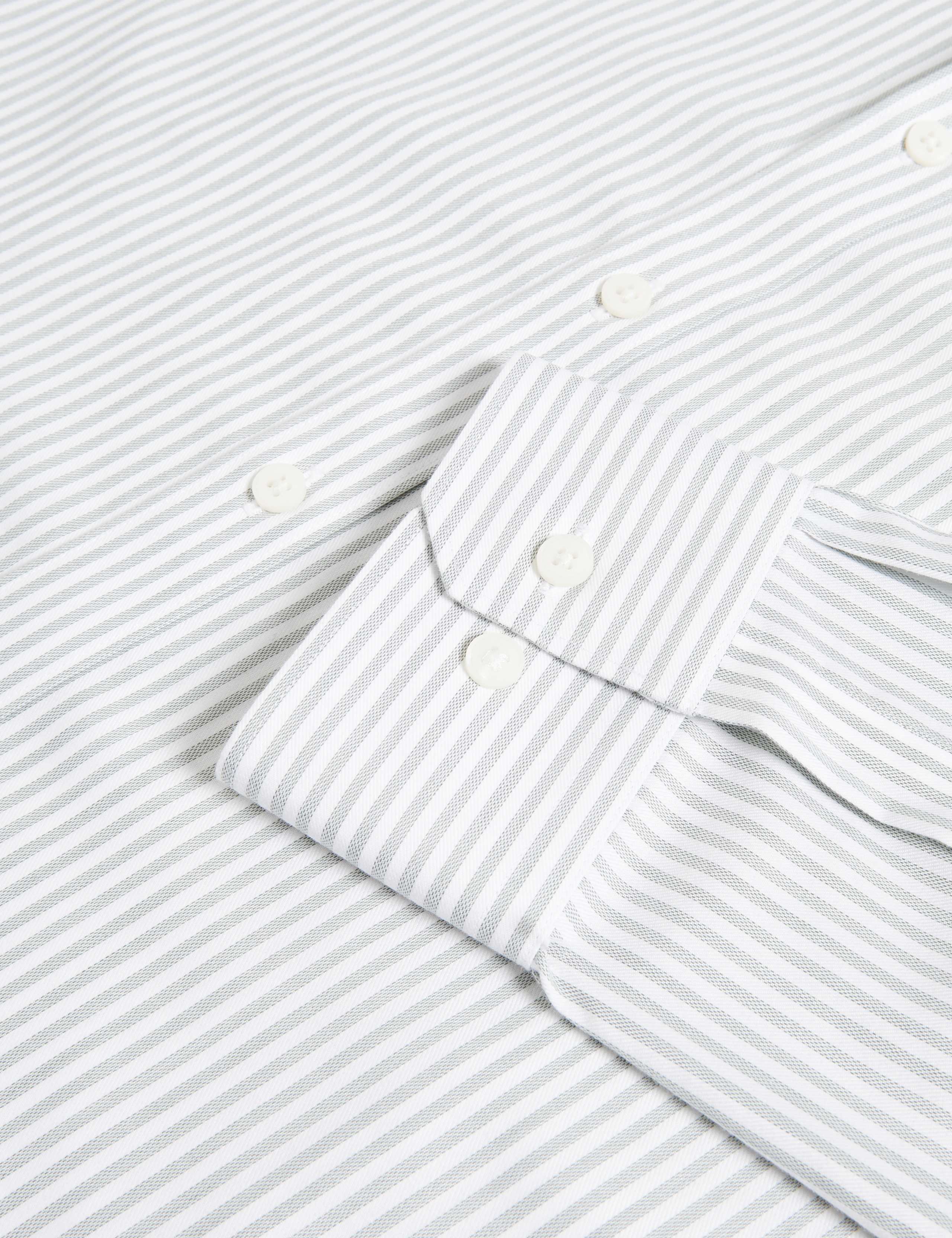 Slim Fit Ultimate Non Iron Cotton Striped Shirt 3 of 7