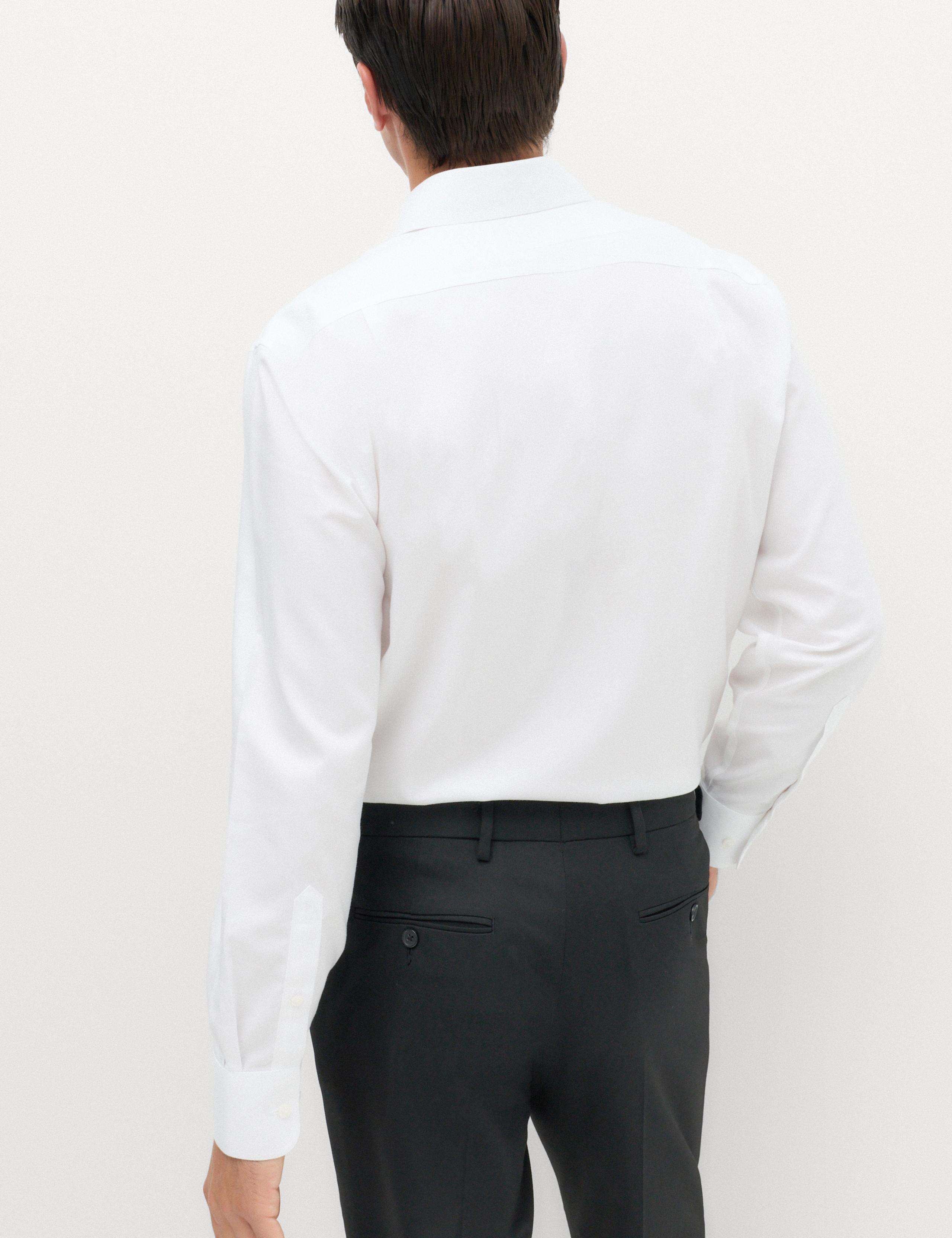 Ultimate Regular Fit Non Iron Pure Cotton Textured Shirt 5 of 7