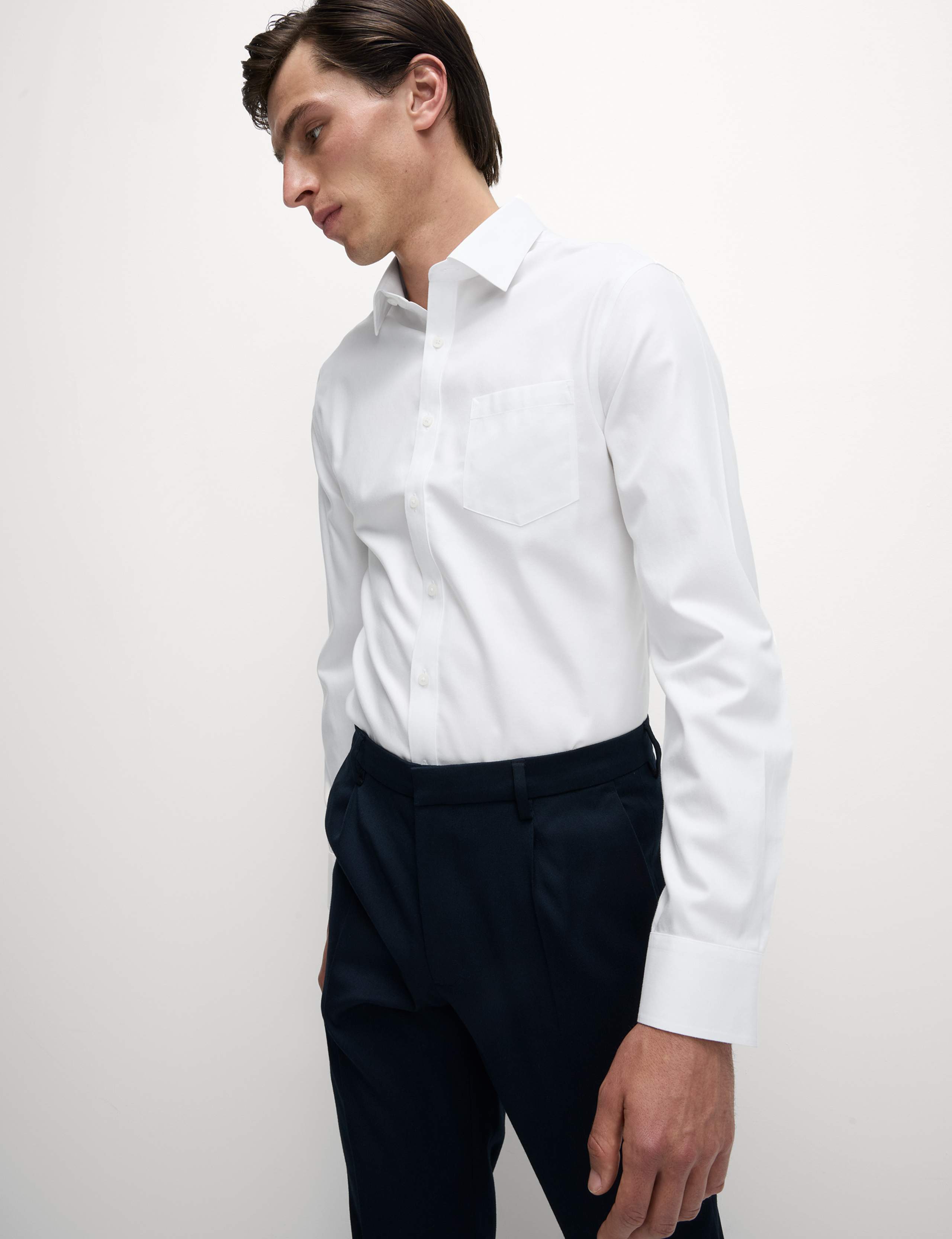 Slim Fit Ultimate Non Iron Pure Cotton Shirt 1 of 6