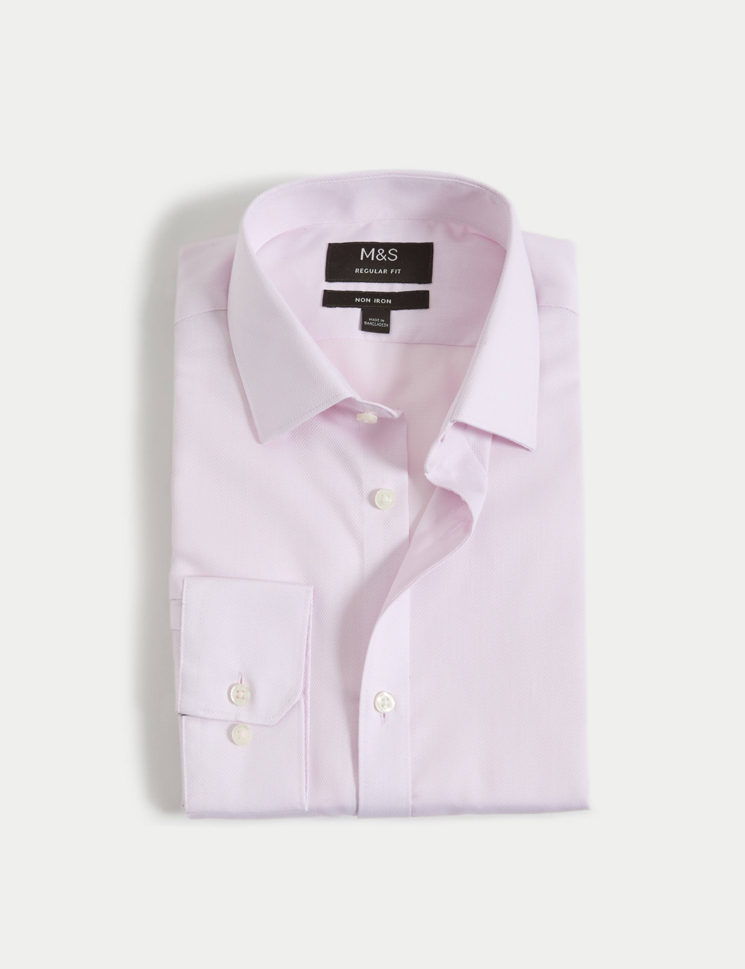Regular Fit Easy Iron Pure Cotton Textured Shirt 2 of 6