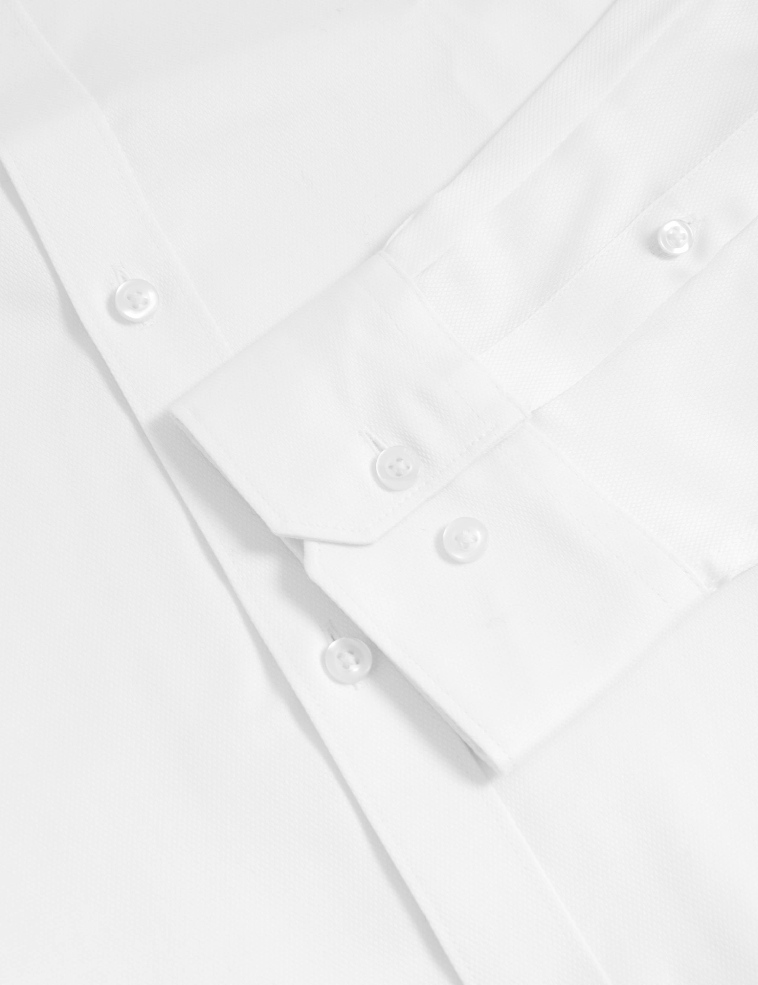 Regular Fit Easy Iron Pure Cotton Textured Shirt 7 of 7