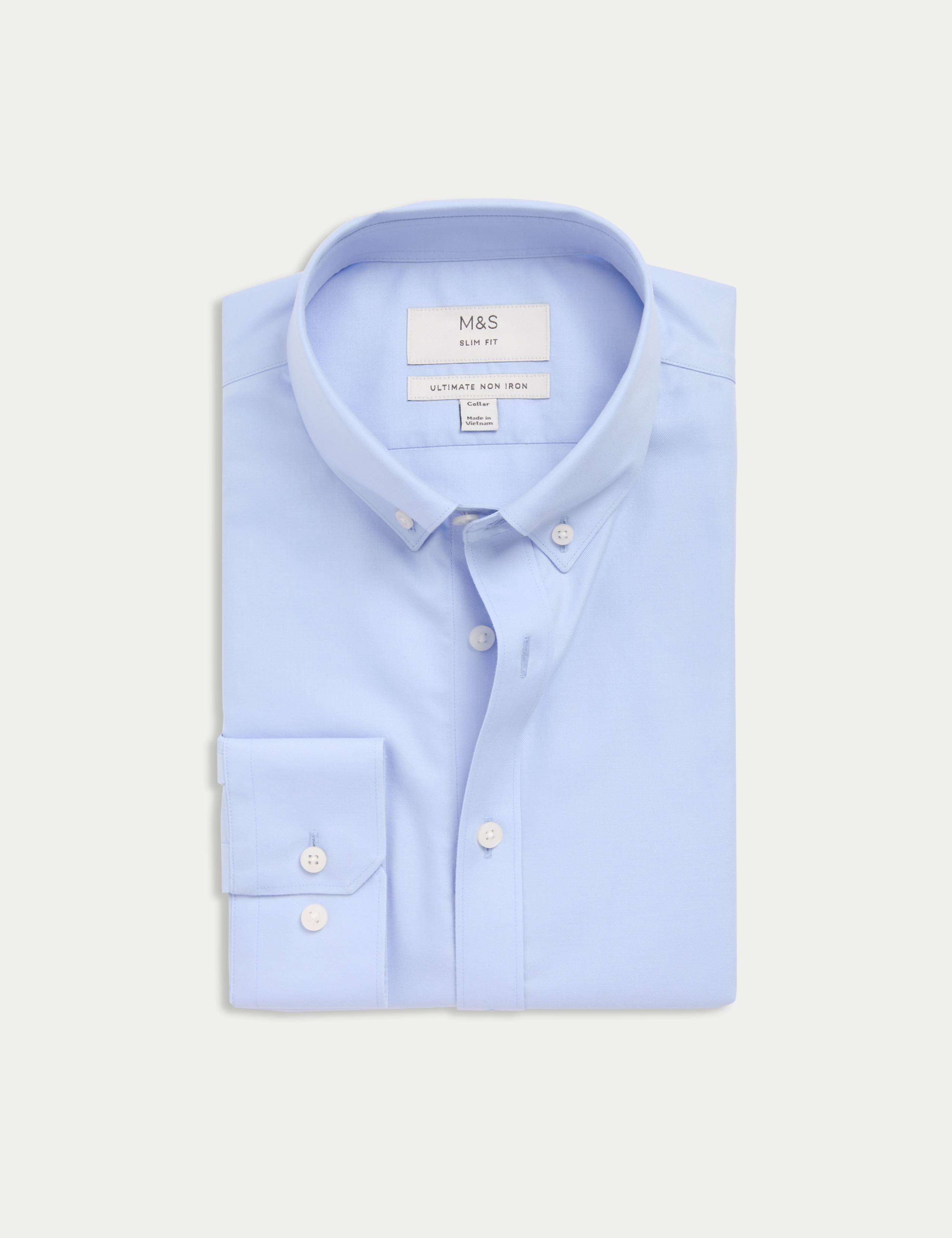 Slim Fit Ultimate Non Iron Pure Cotton Shirt 2 of 7