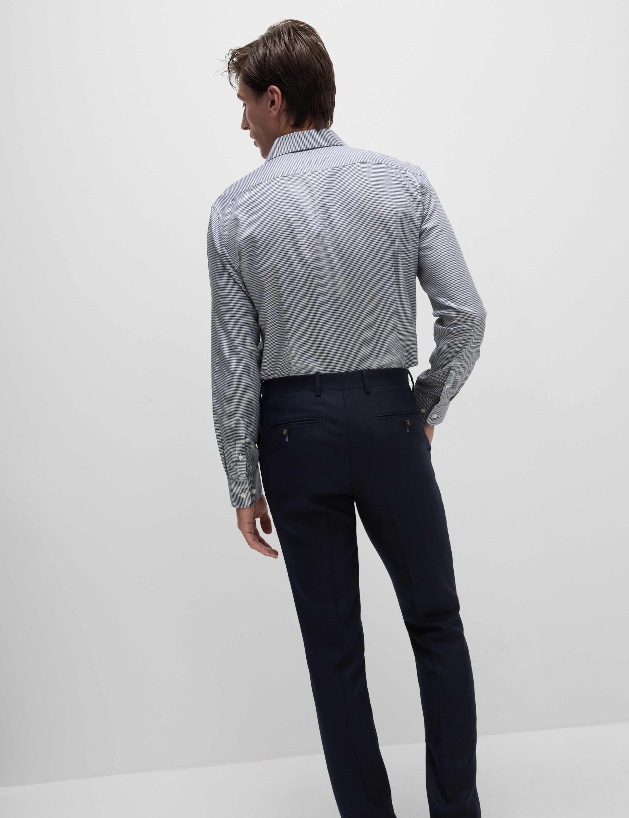 Slim Fit Ultimate Non Iron Cotton Textured Shirt 5 of 5
