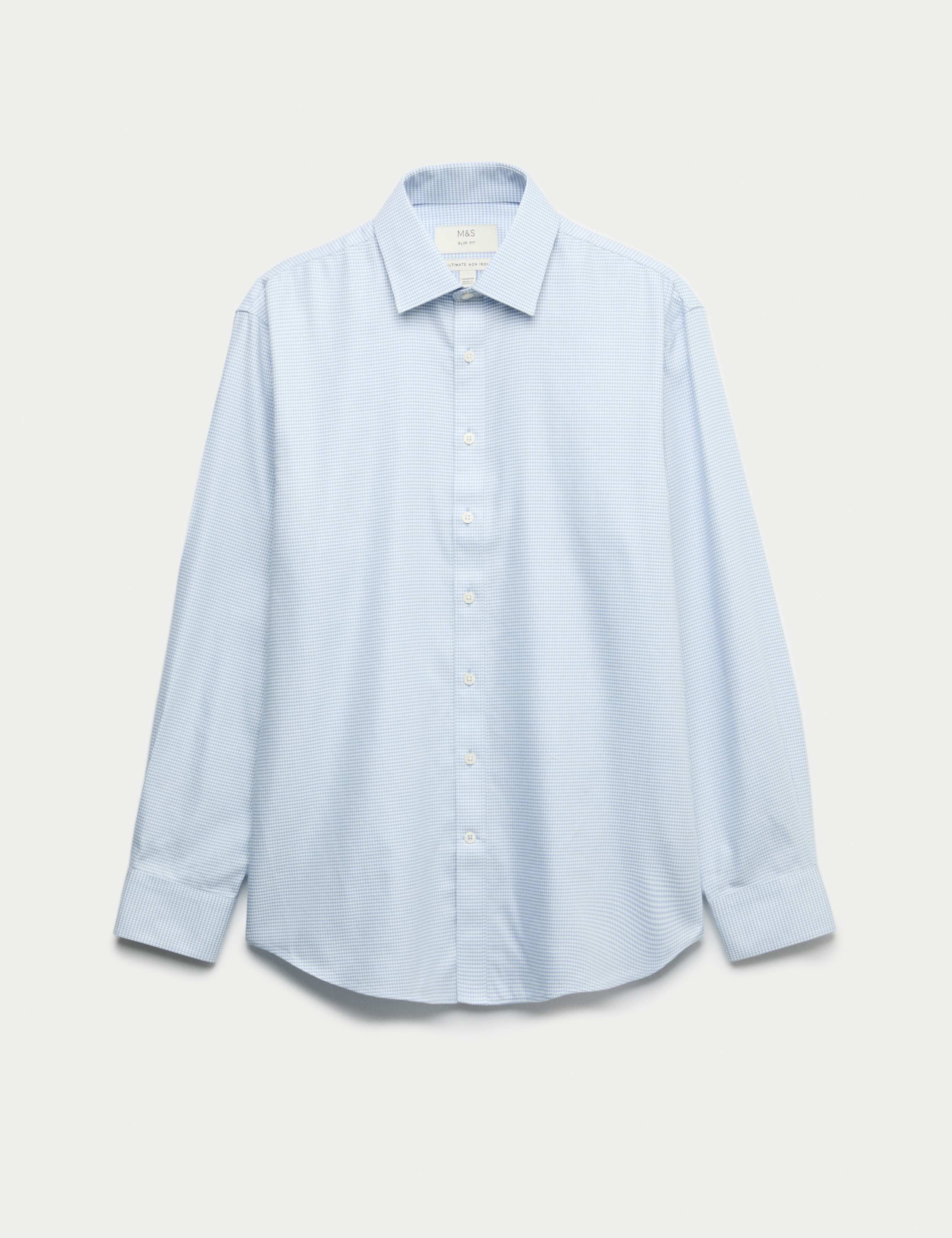 Slim Fit Ultimate Non Iron Pure Cotton Shirt 2 of 7