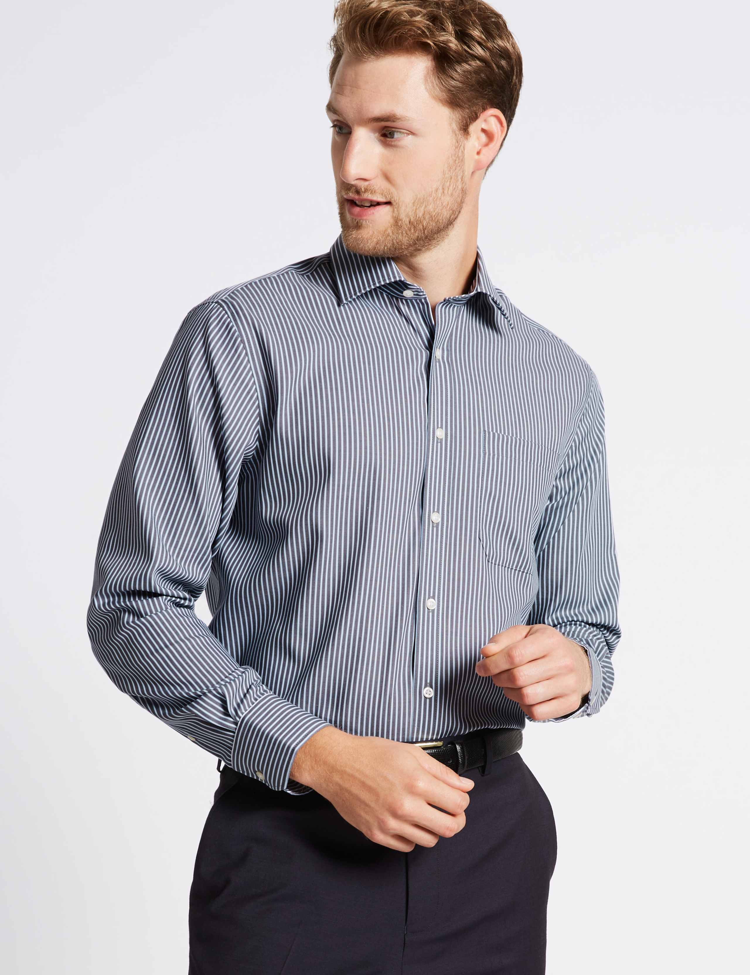 Pure Cotton Non-Iron Regular Fit Shirt 3 of 5