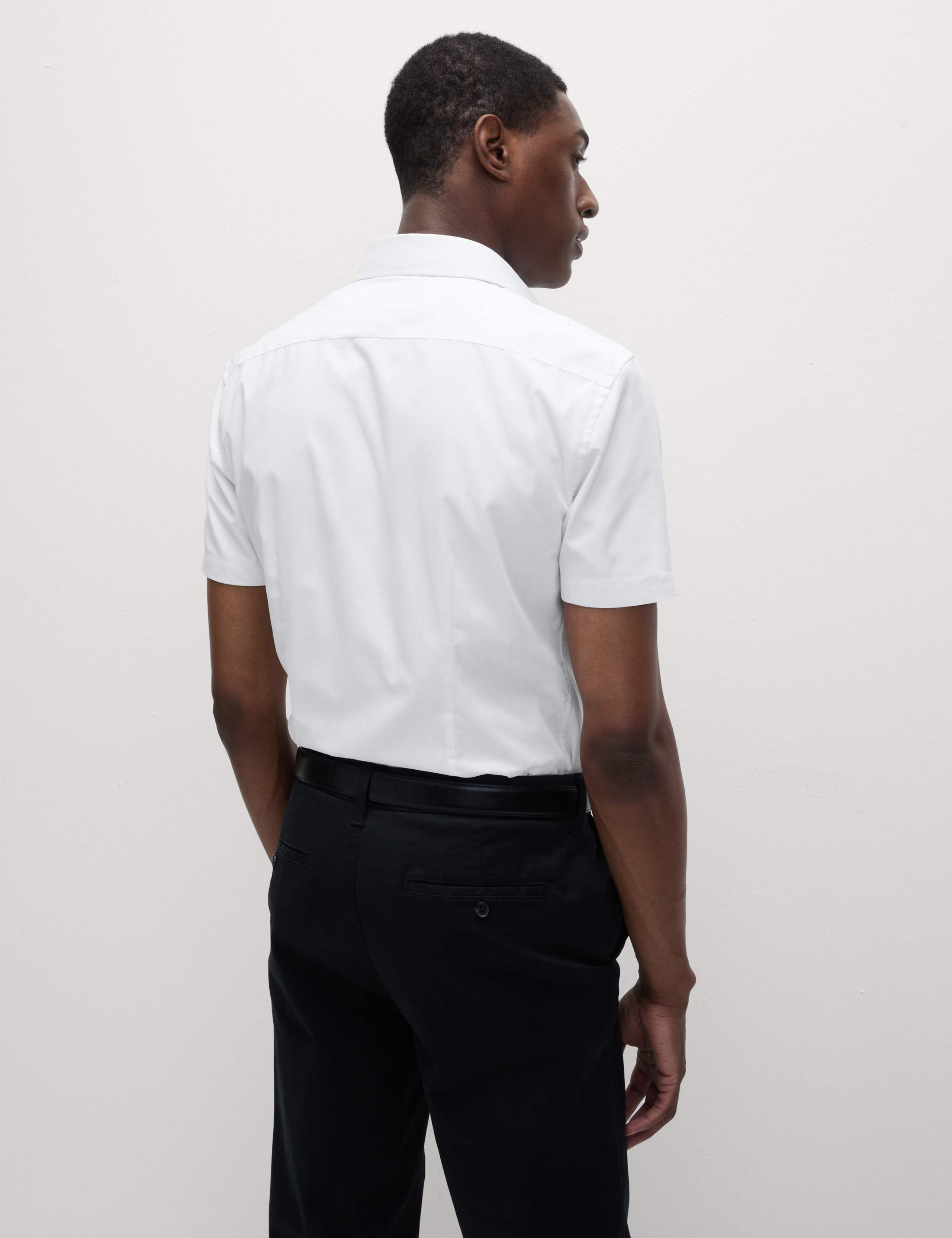 3 Pack Slim Fit Easy Iron Short Sleeve Shirts 6 of 6