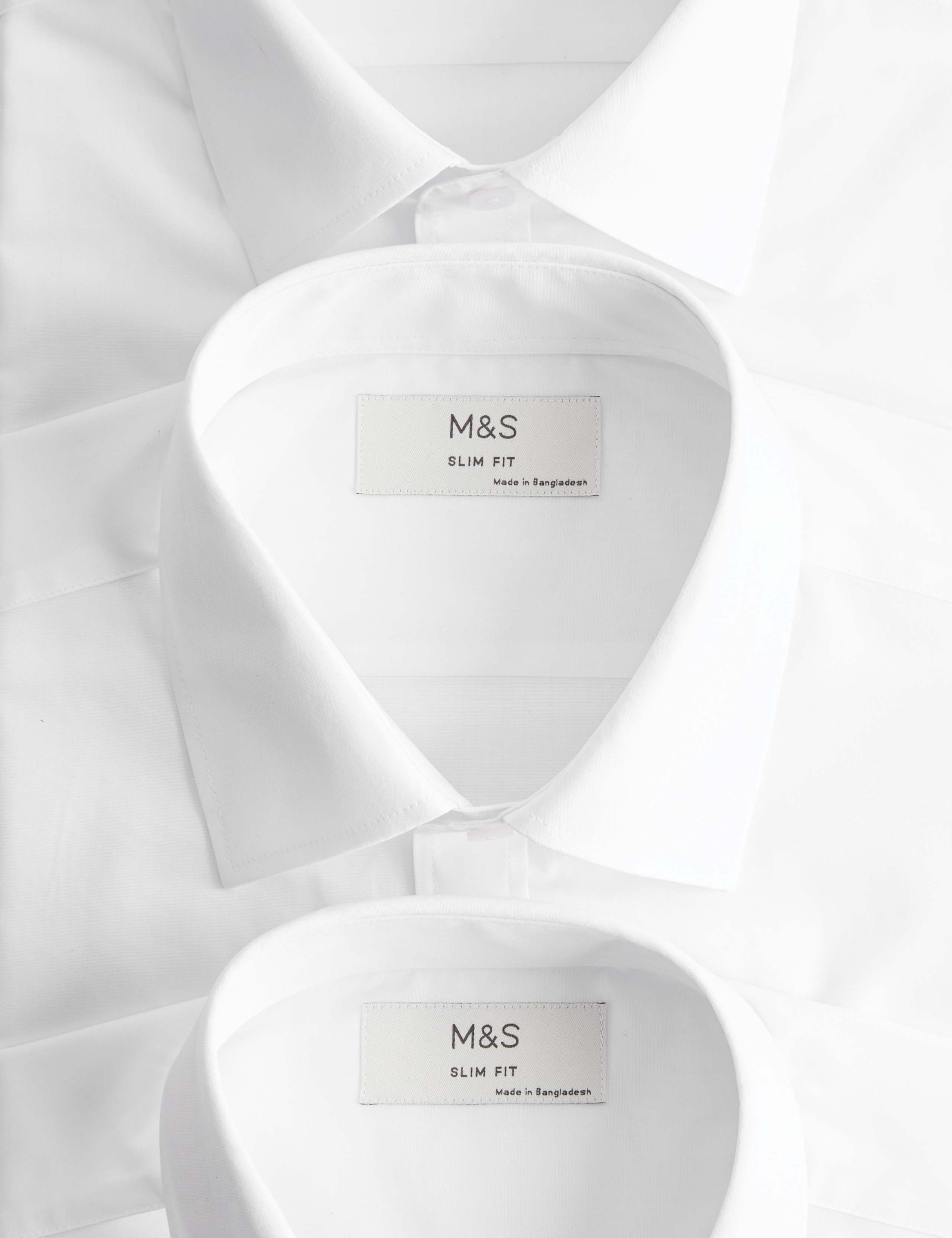 3 Pack Slim Fit Easy Iron Short Sleeve Shirts 3 of 3