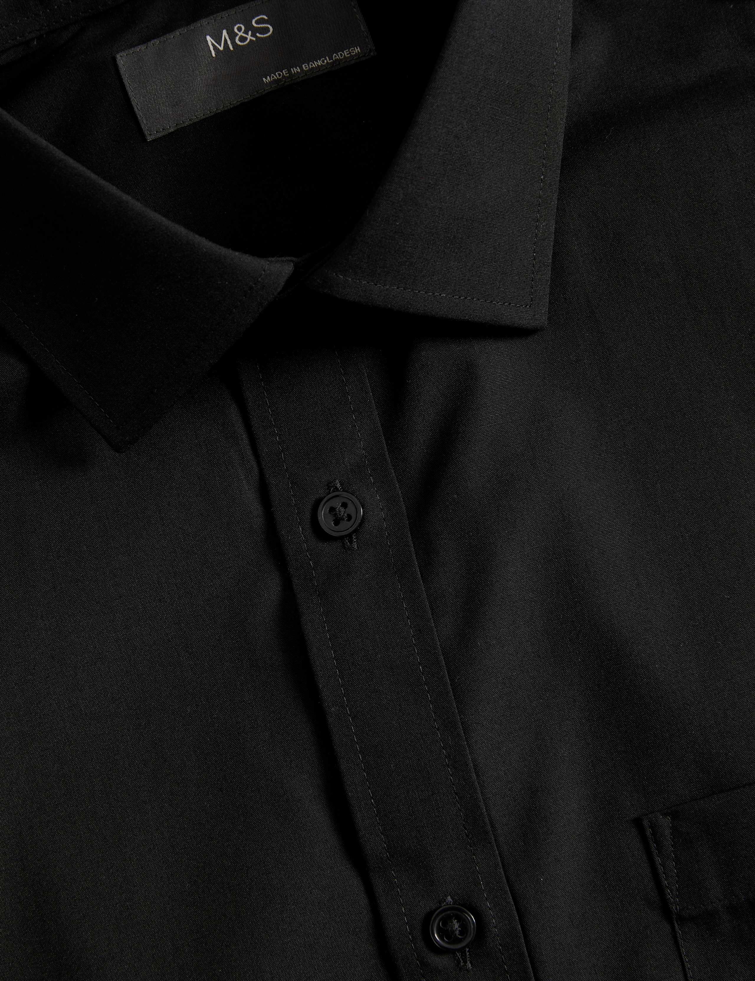 3 Pack Regular Fit Easy Iron Short Sleeve Shirts 6 of 6