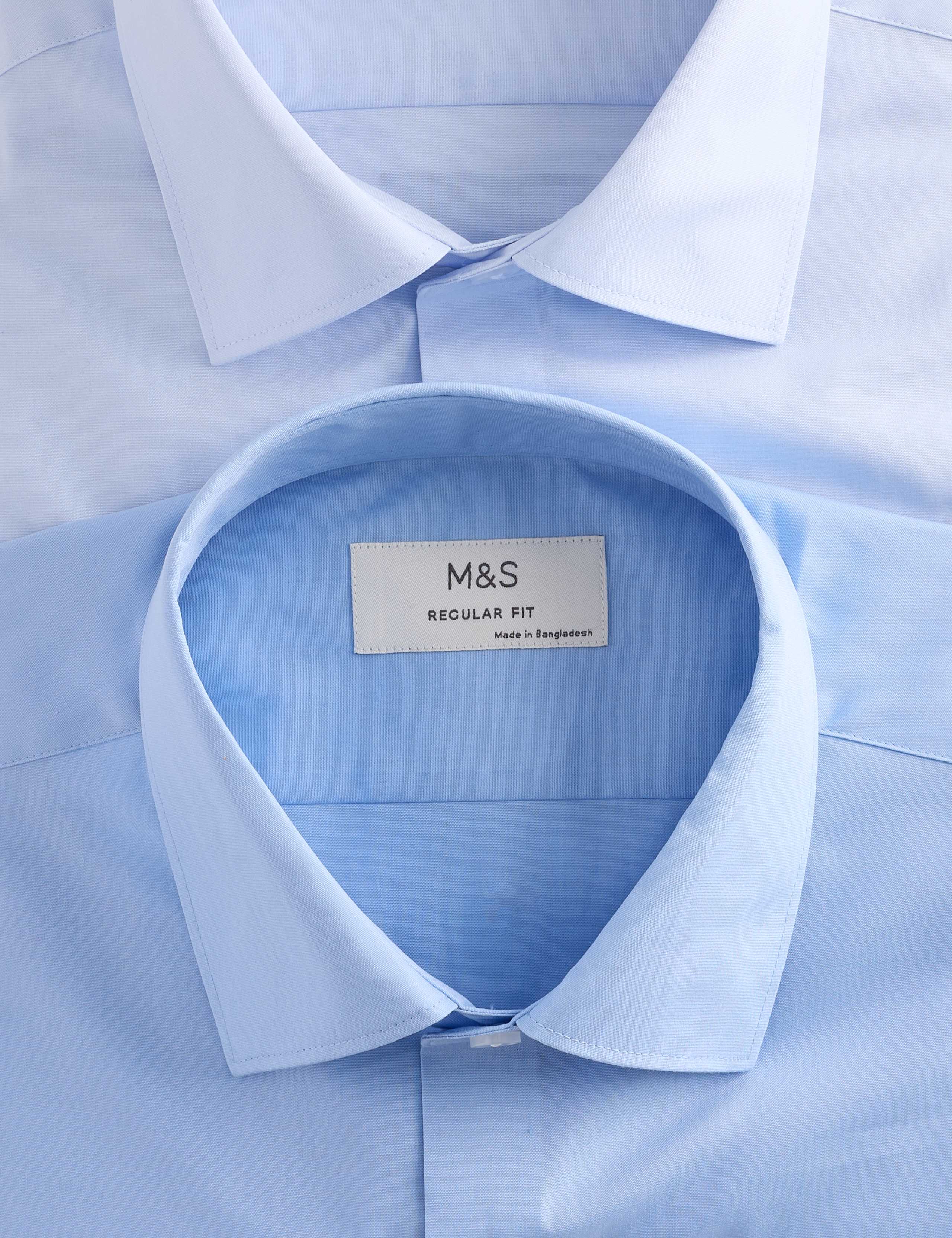 2 Pack Regular Fit Easy Iron Shirts 2 of 2