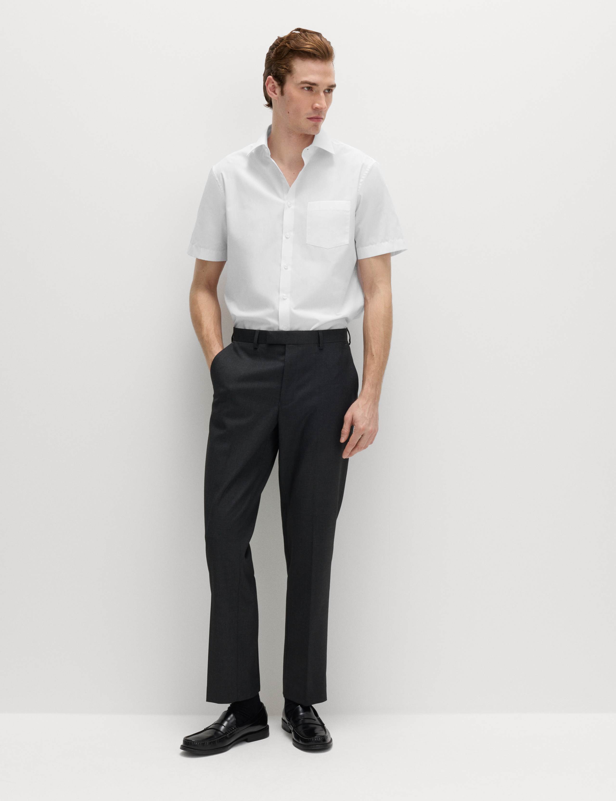 2 Pack Regular Fit Easy Iron Shirts 3 of 5