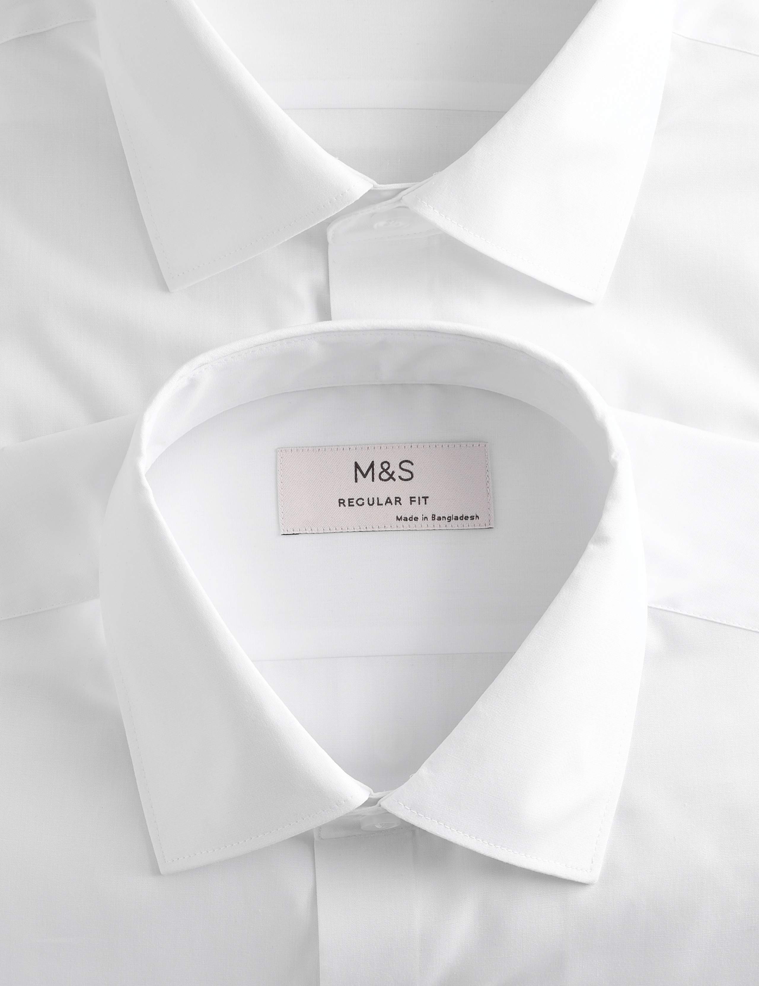 2 Pack Regular Fit Easy Iron Shirts 2 of 2