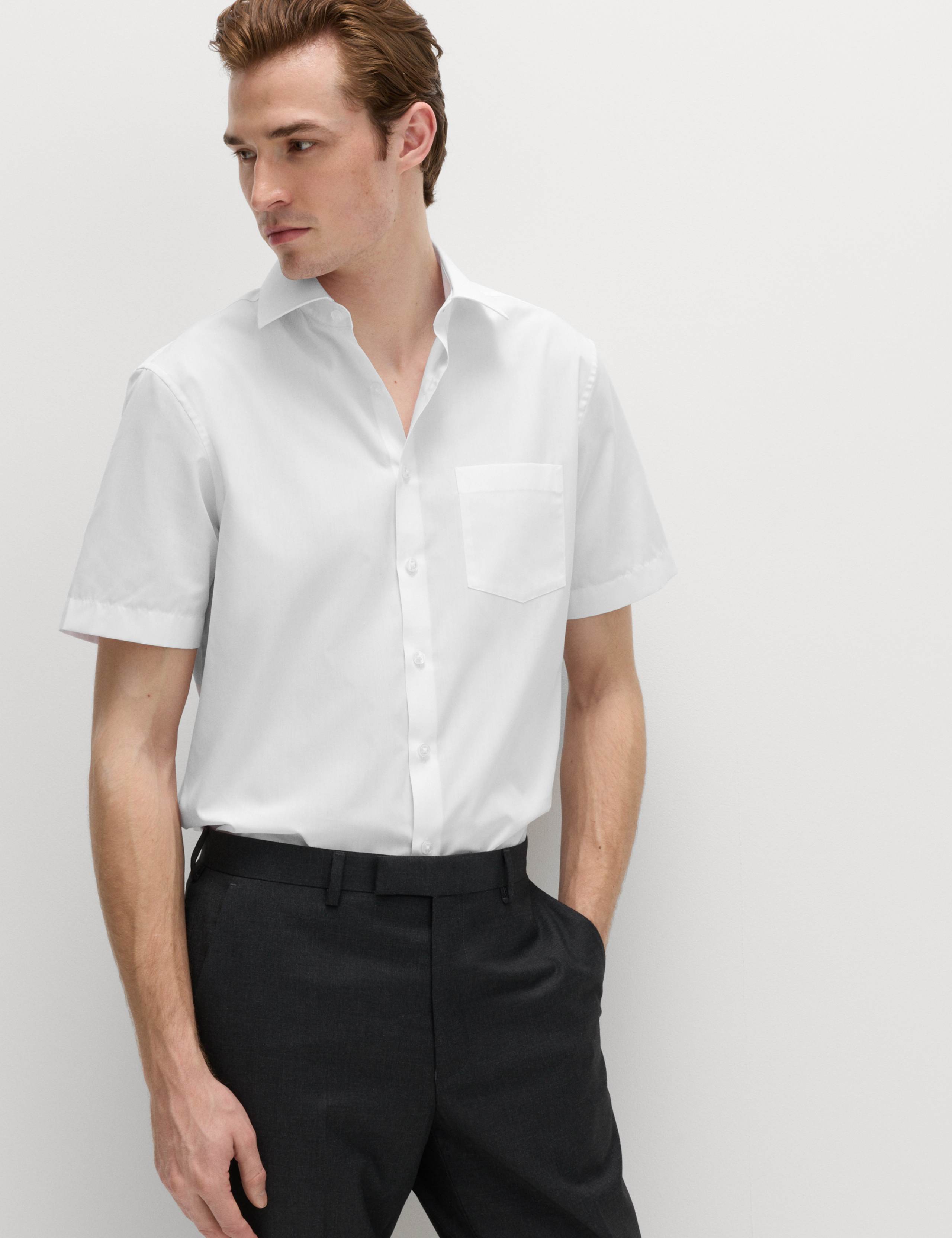 2 Pack Regular Fit Easy Iron Shirts 2 of 6