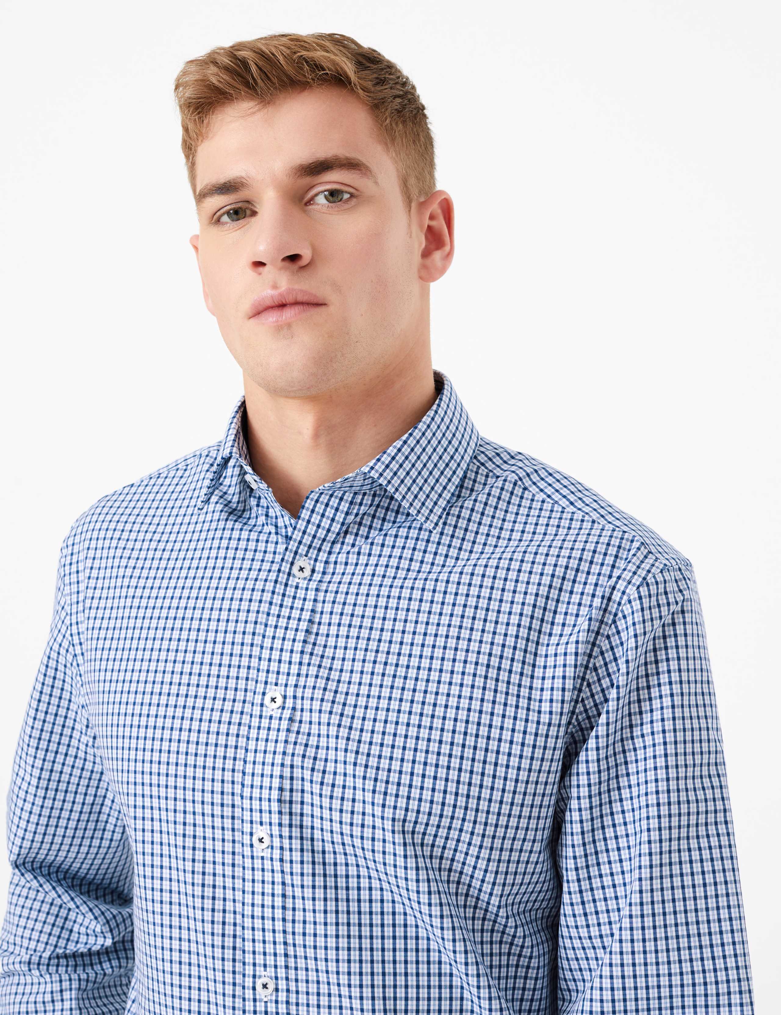 Regular Fit Easy Iron Check Shirt 3 of 4