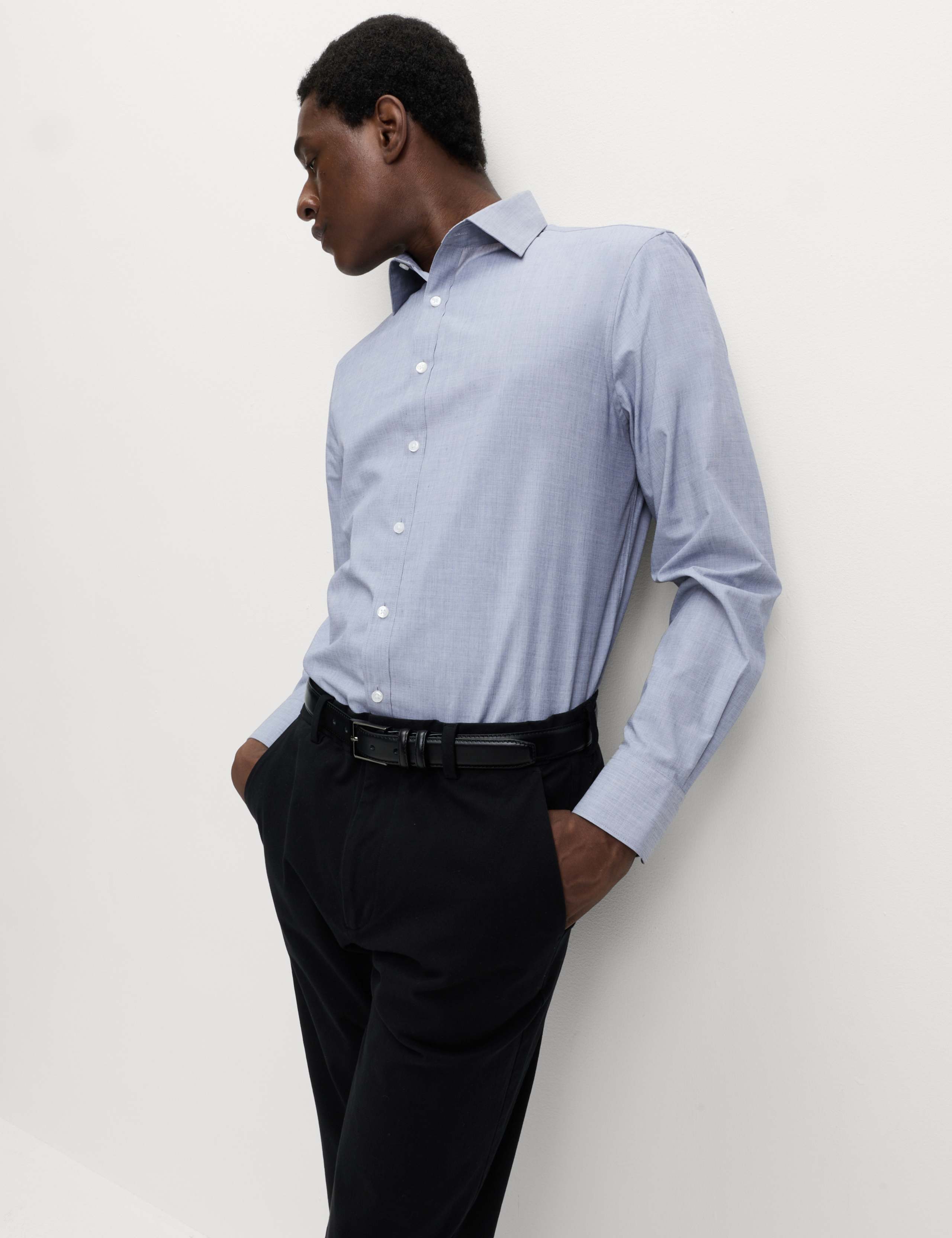 2pk Regular Fit Easy Iron Printed Shirts 2 of 7
