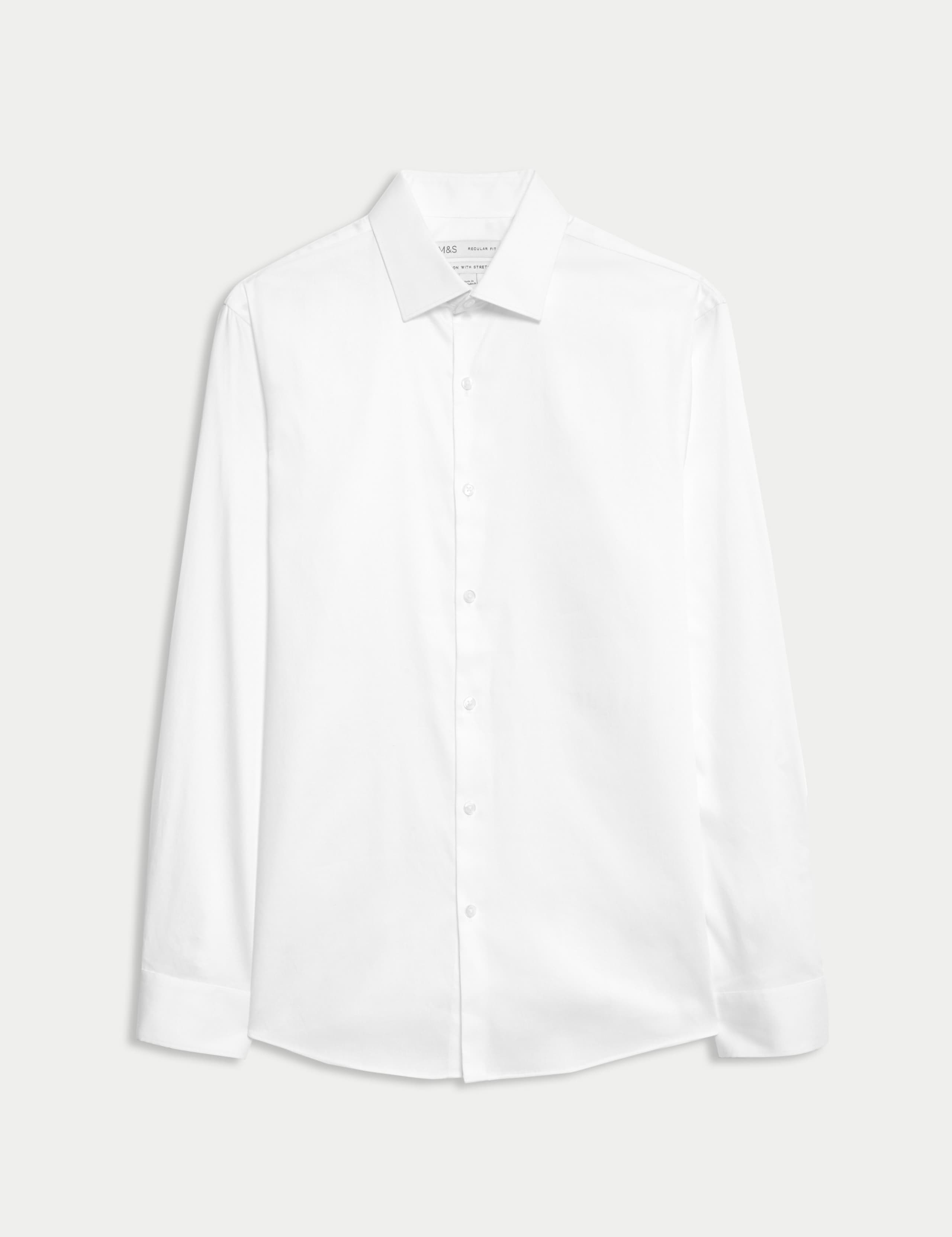 Regular Fit Pure Cotton Stretch Shirt 2 of 8