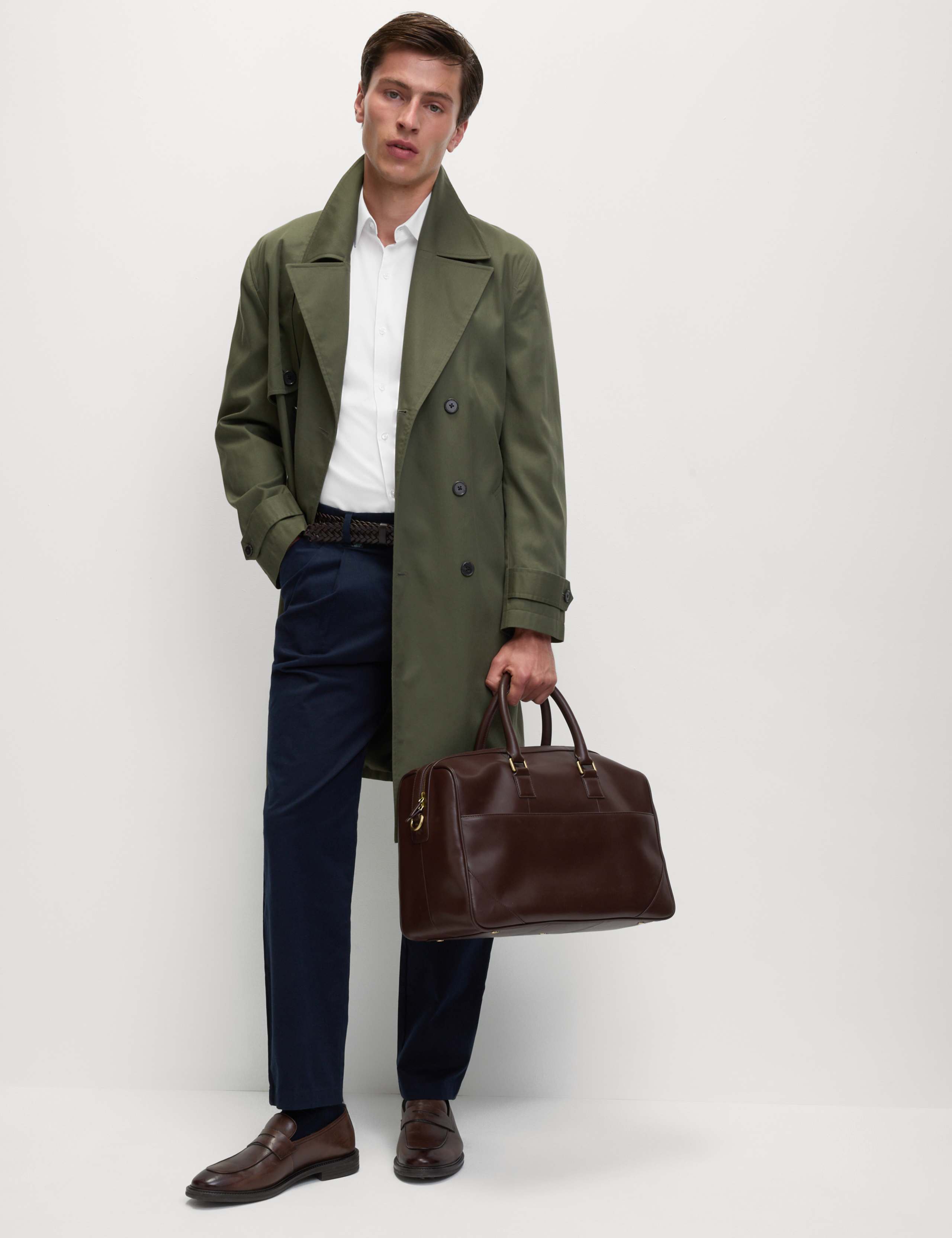 Slim Fit Pure Easy Iron Cotton with Stretch Shirt 7 of 7