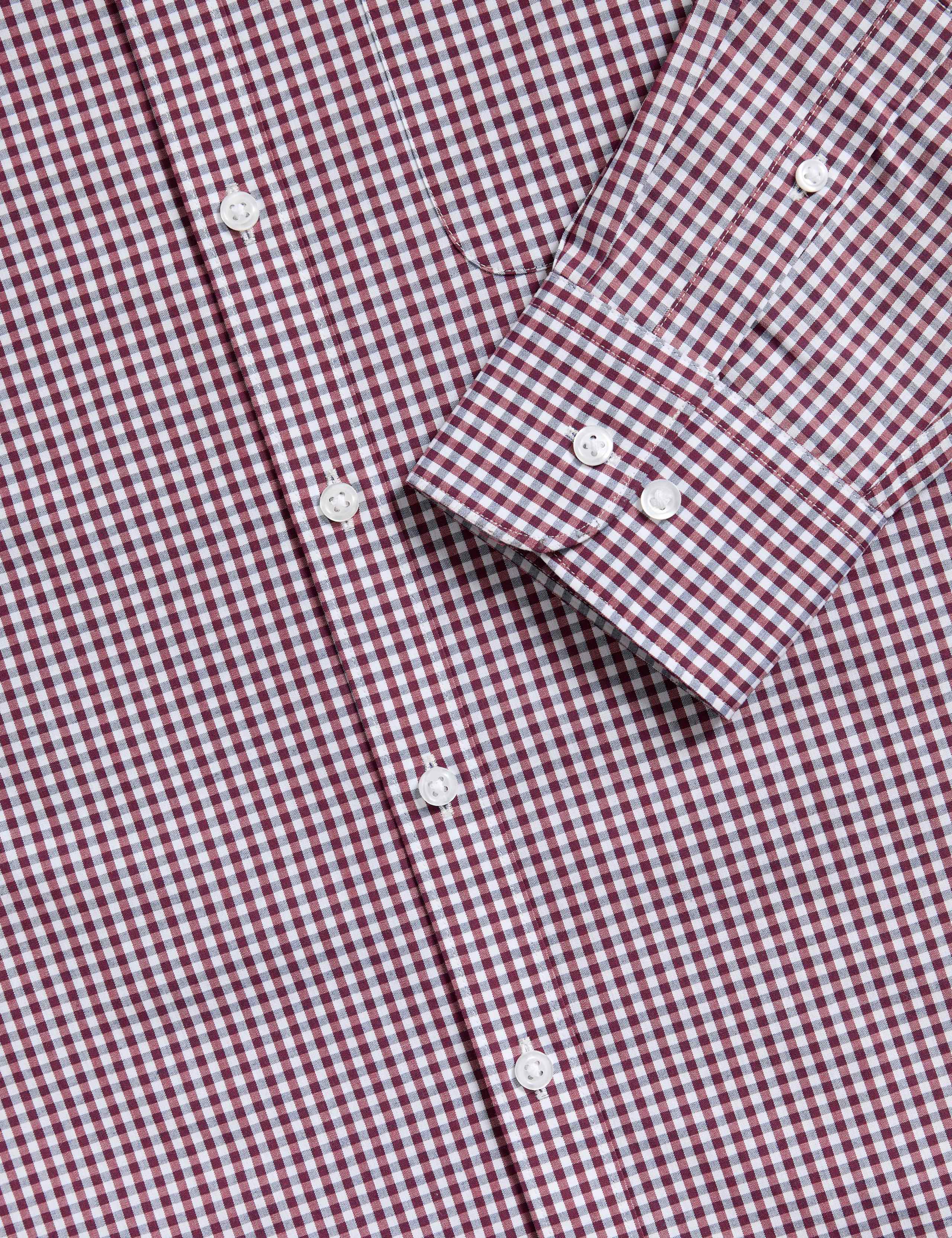 2 Pack Regular Fit Easy Iron Check Shirts 8 of 8