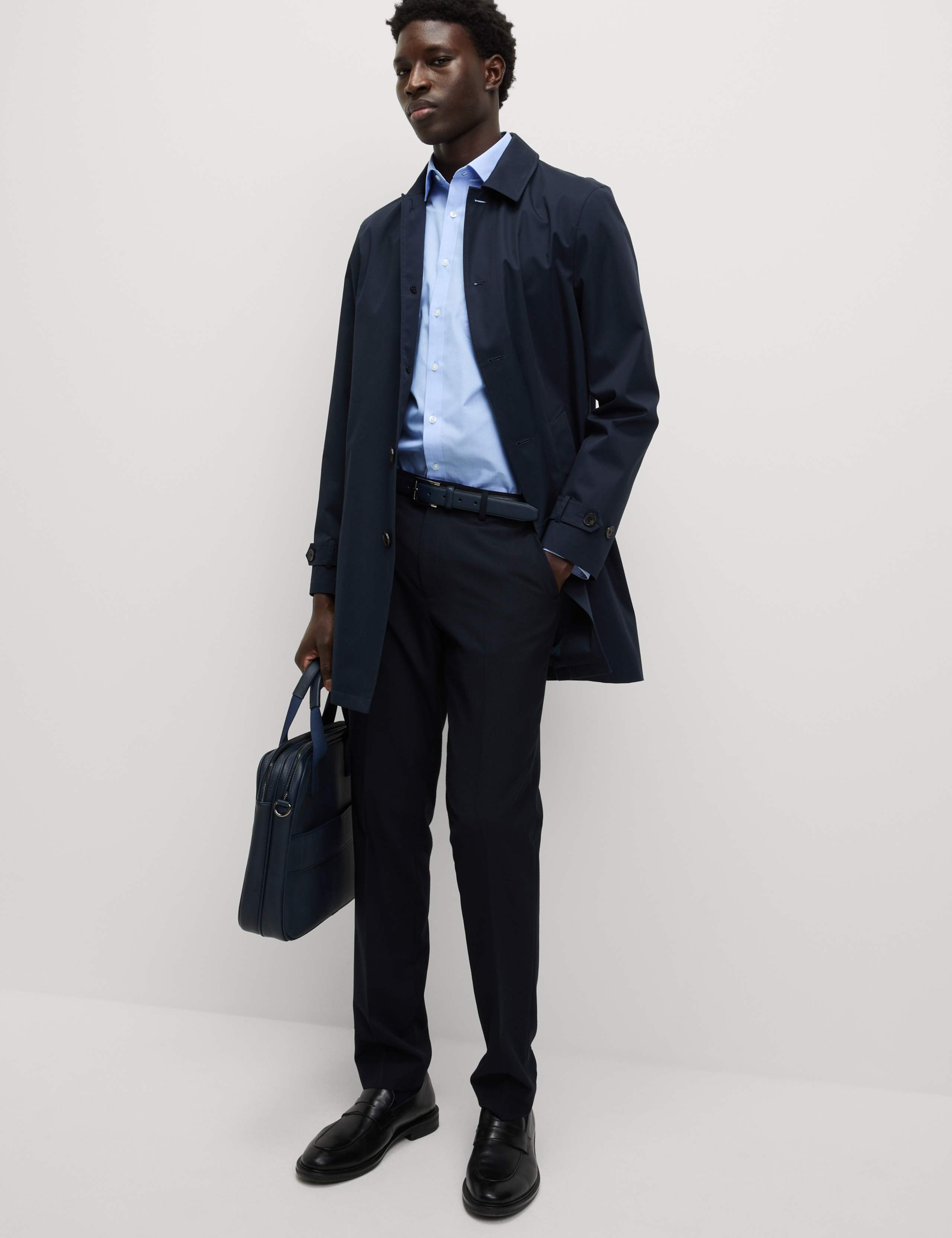 2 Pack Regular Fit Easy Iron Striped Shirts 5 of 7