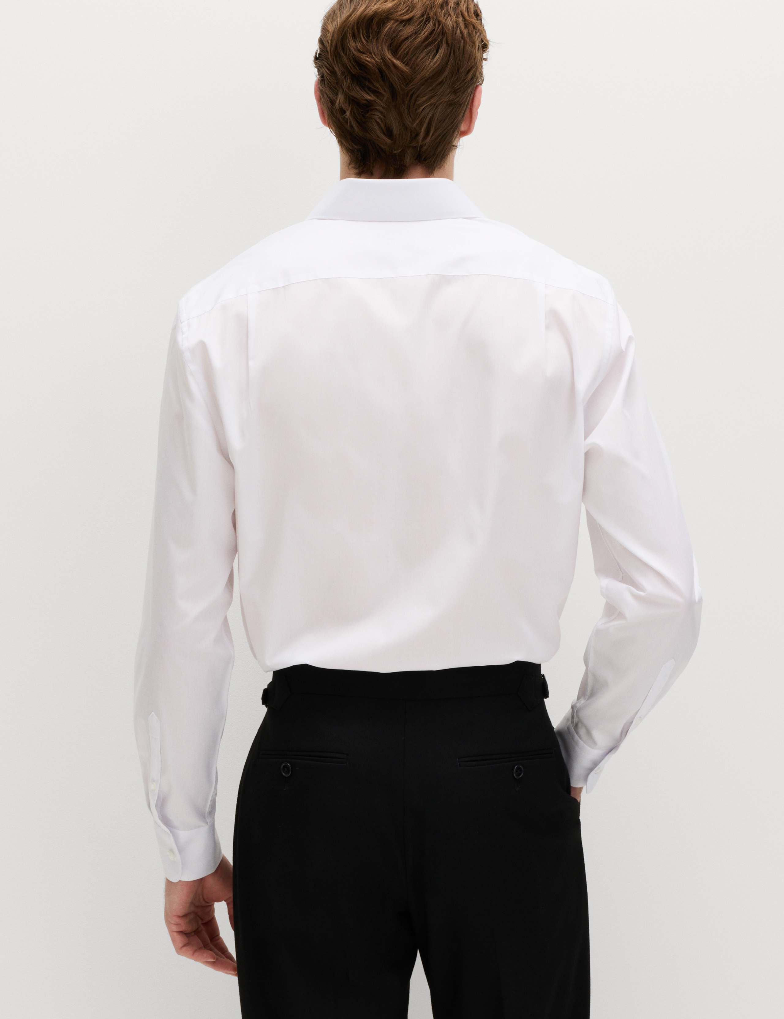 2 Pack Regular Fit Easy Iron Cotton Blend Shirts 4 of 6