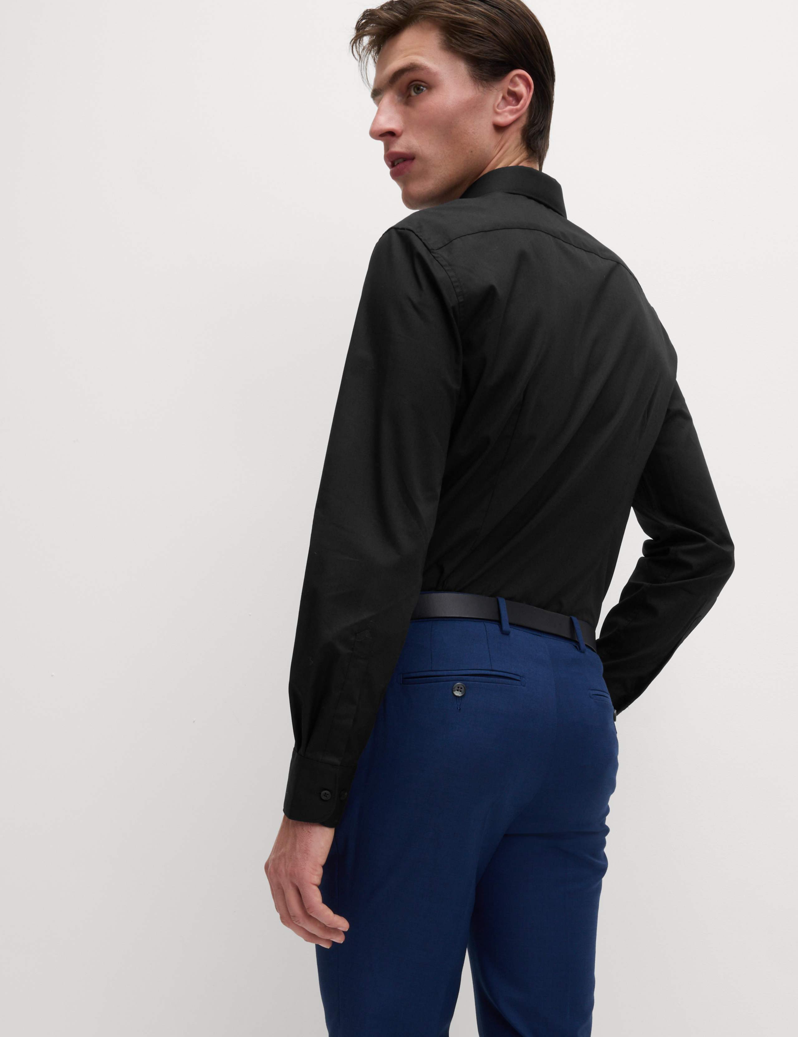 Slim Fit Easy Iron Cotton Blend Shirt 5 of 6