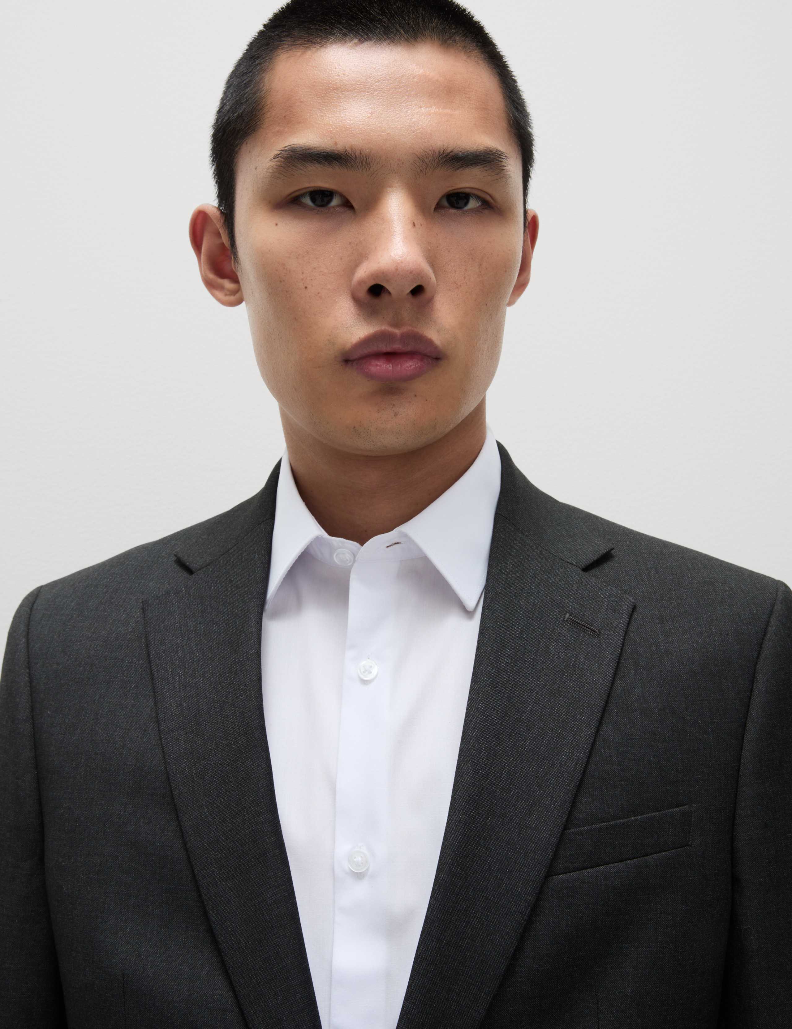 Slim Fit Easy Iron Cotton Blend Shirt 5 of 6
