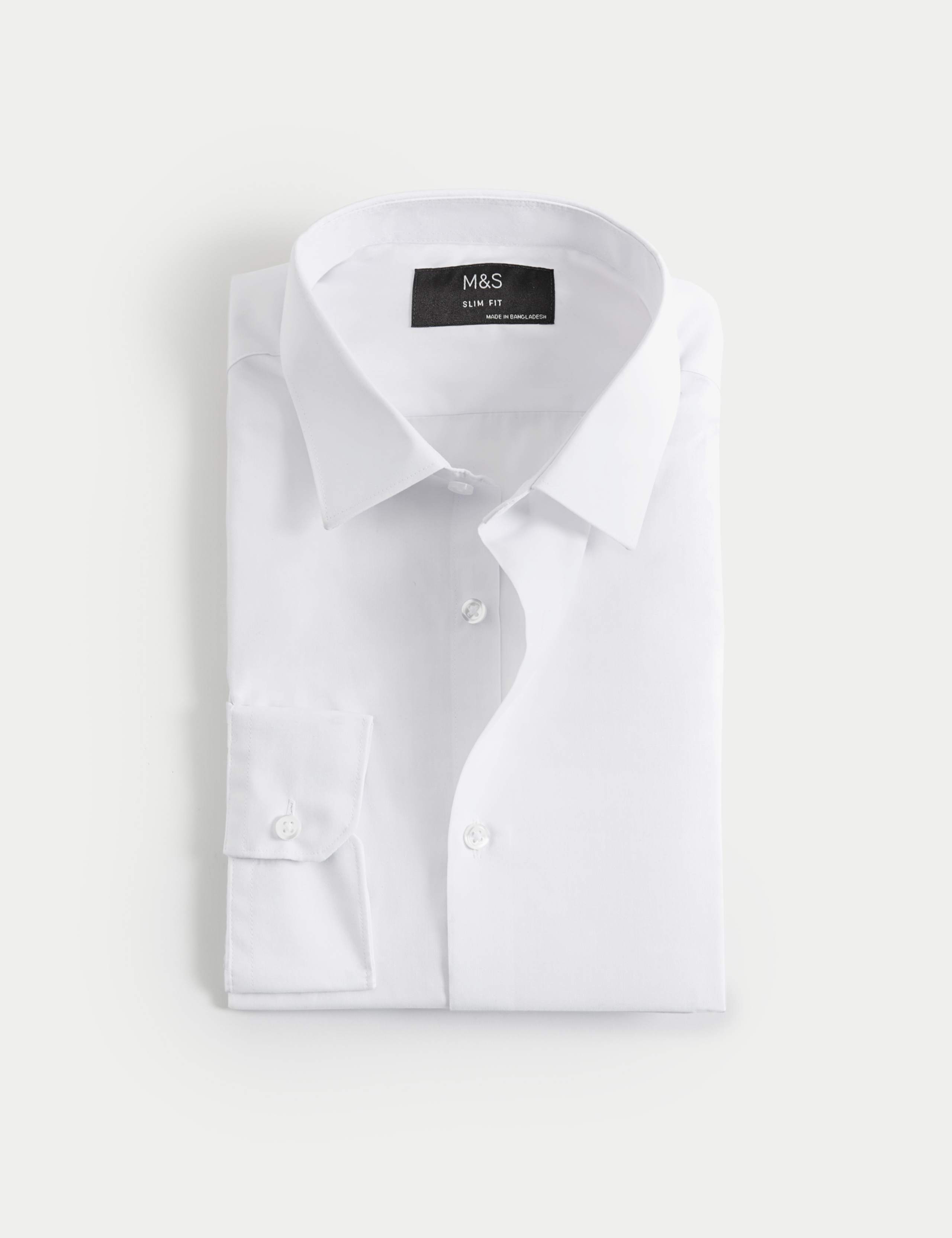 Slim Fit Easy Iron Cotton Blend Shirt 2 of 6