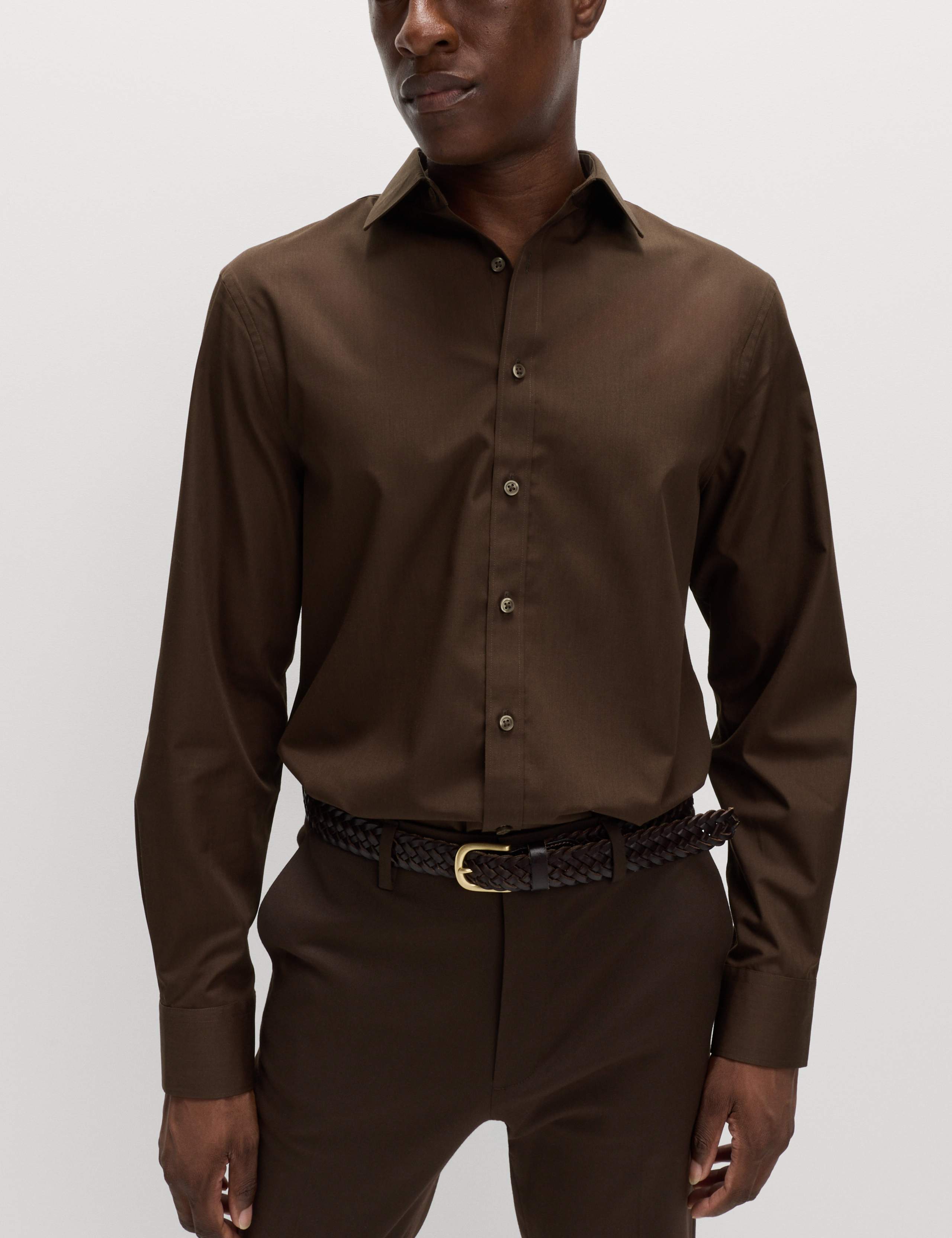 Regular Fit Easy Iron Cotton Blend Shirt 4 of 4