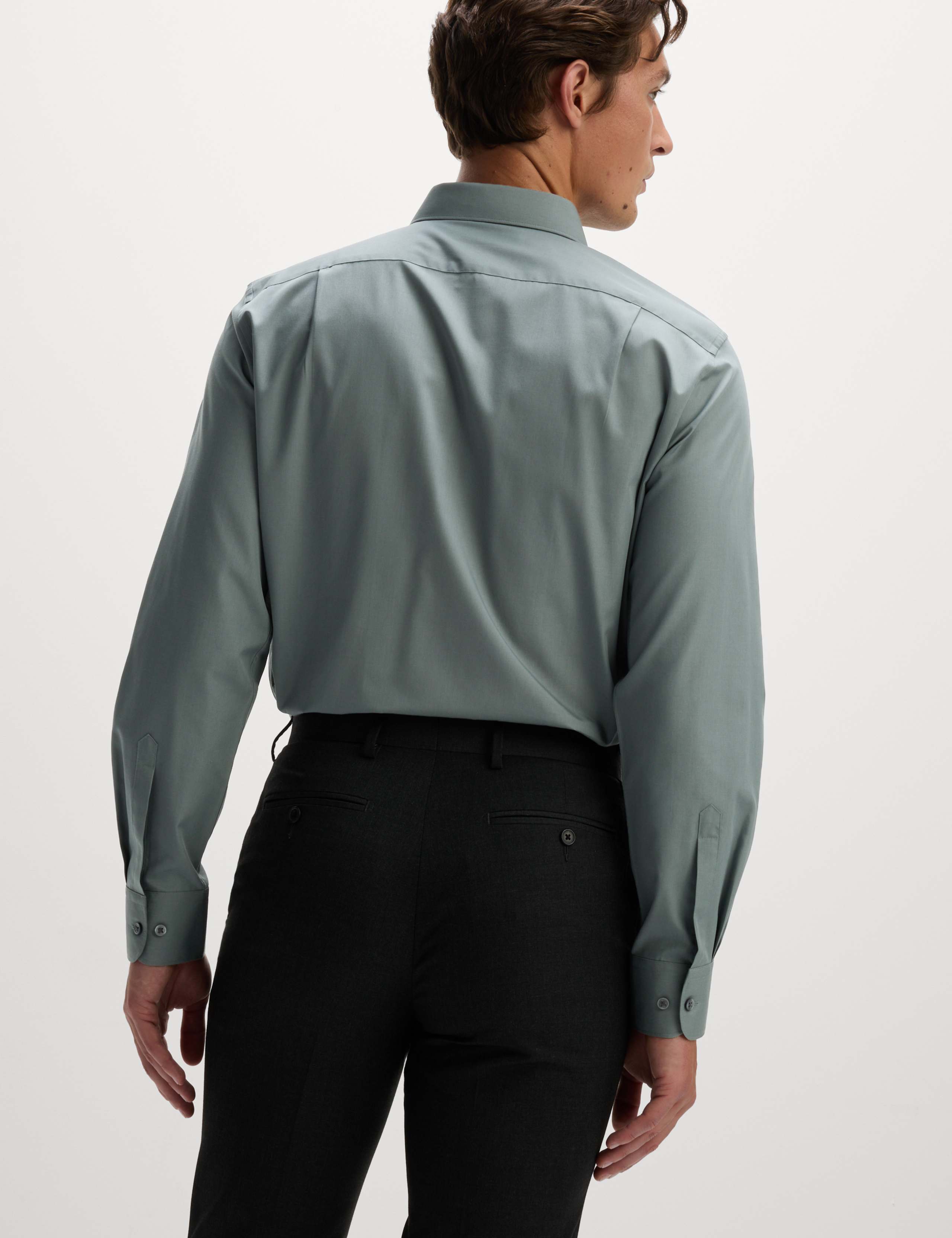 Regular Fit Easy Iron Cotton Blend Shirt 6 of 7