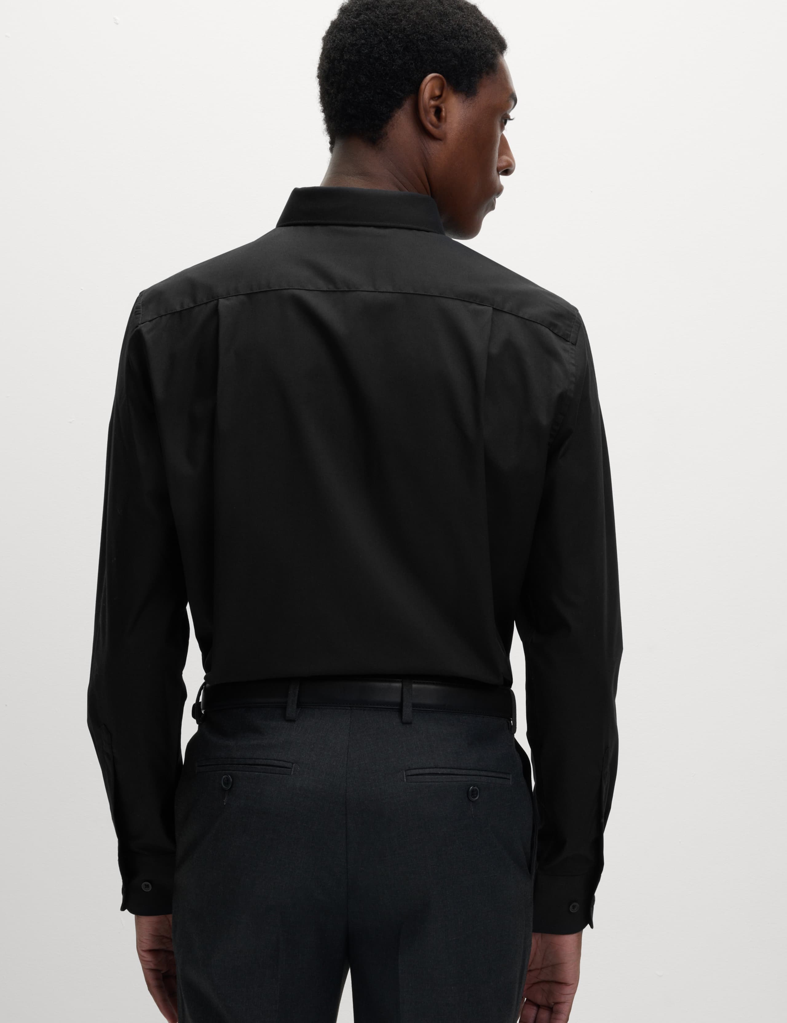 Regular Fit Easy Iron Cotton Blend Shirt 3 of 6