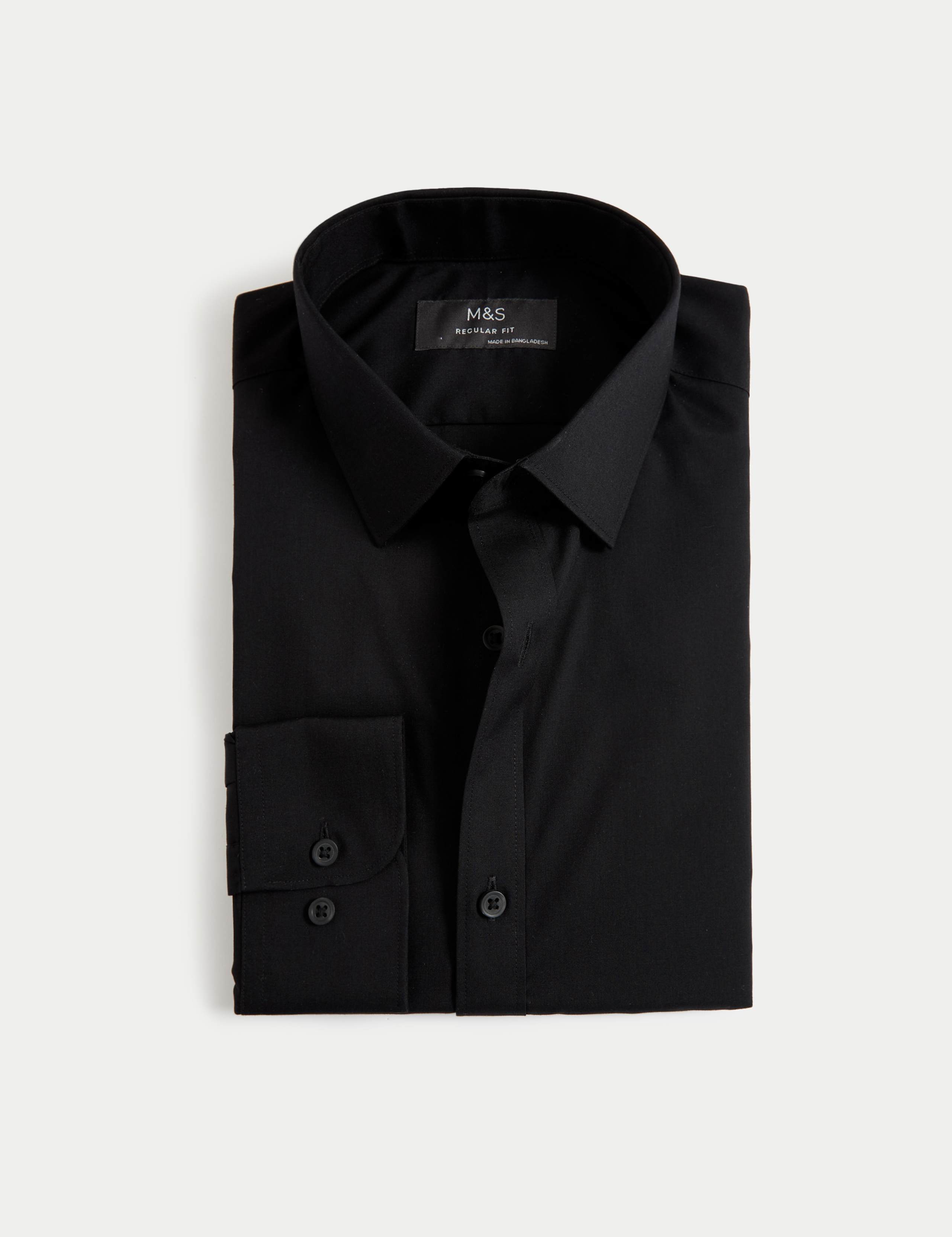 Regular Fit Easy Iron Cotton Blend Shirt 2 of 6