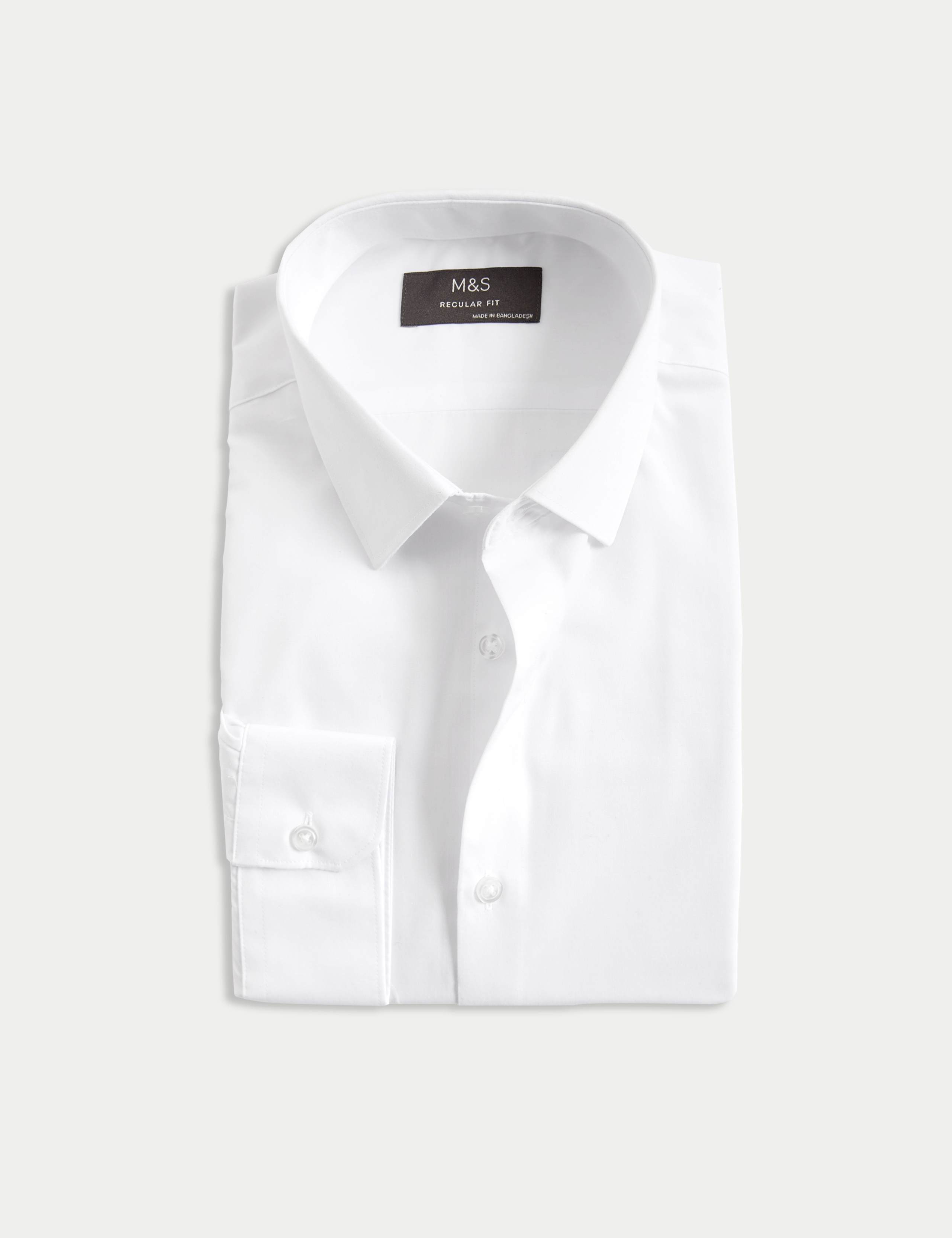 Regular Fit Easy Iron Cotton Blend Shirt 2 of 8