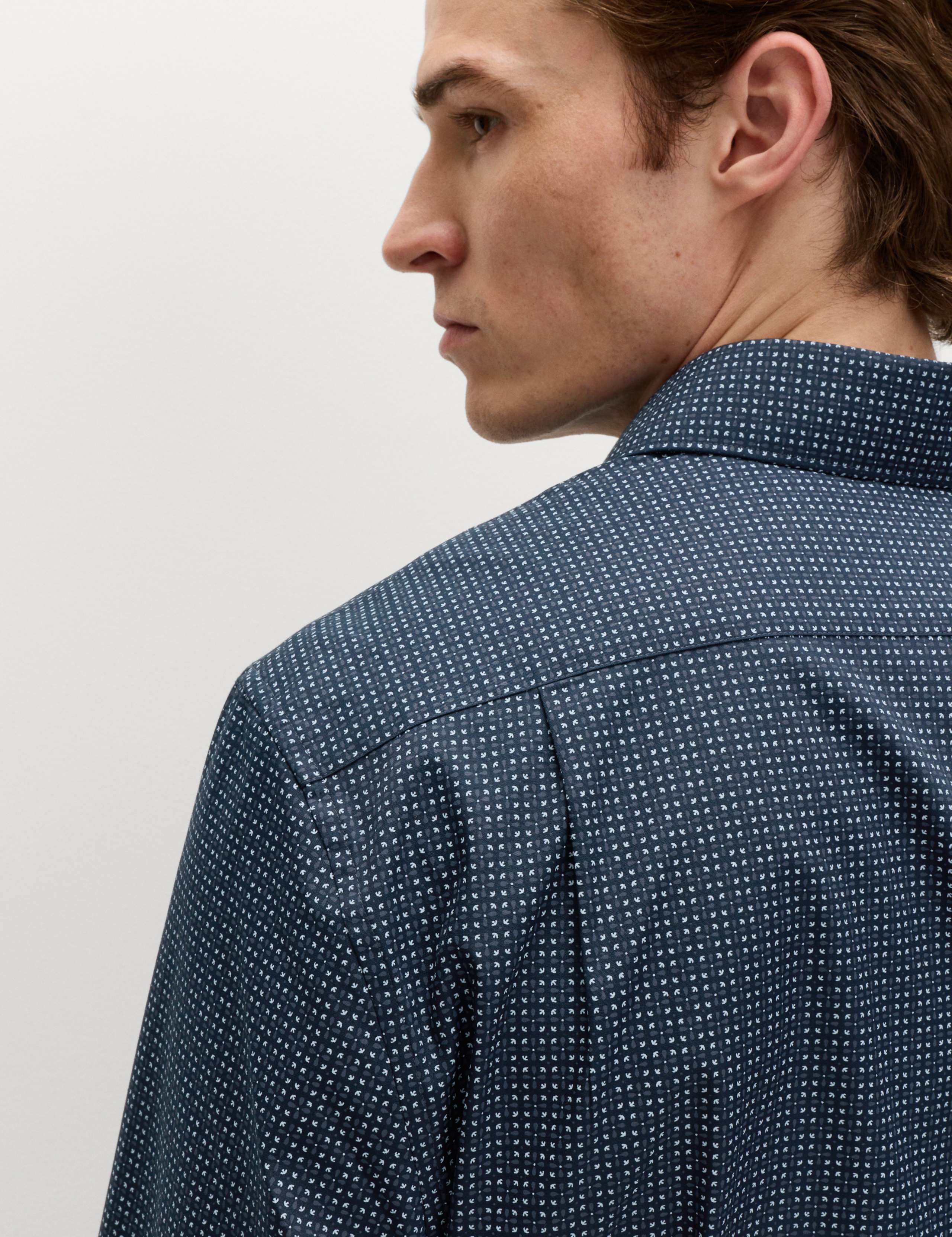 Regular Fit Easy Iron Cotton Blend Shirt 3 of 7