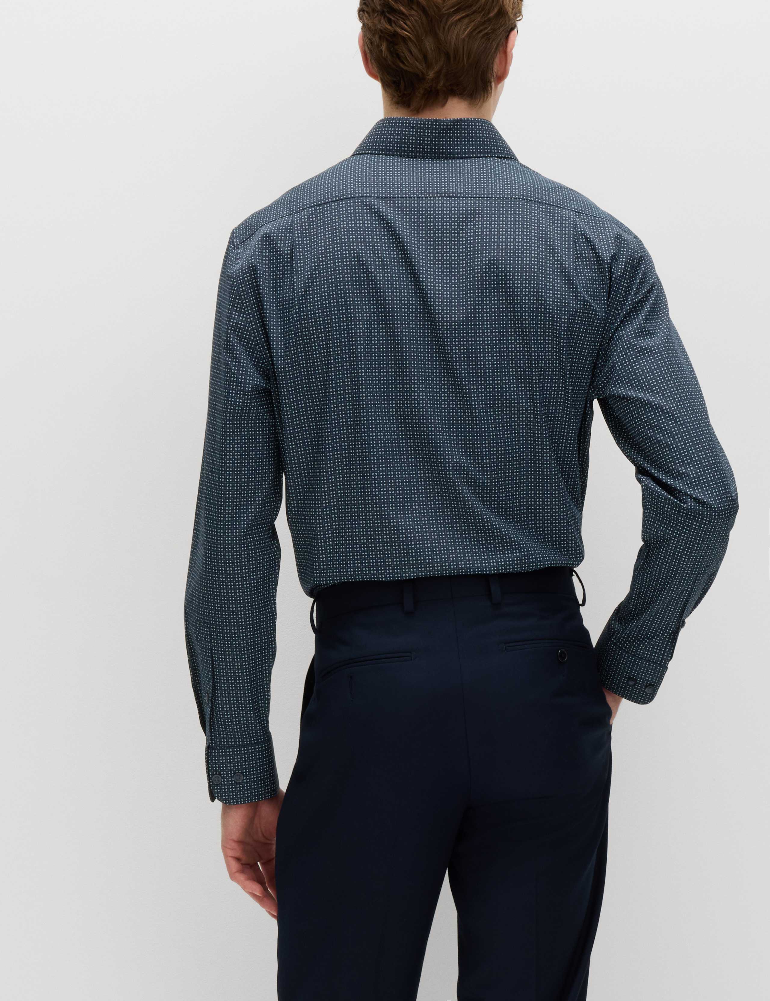 Regular Fit Easy Iron Cotton Blend Shirt 5 of 7