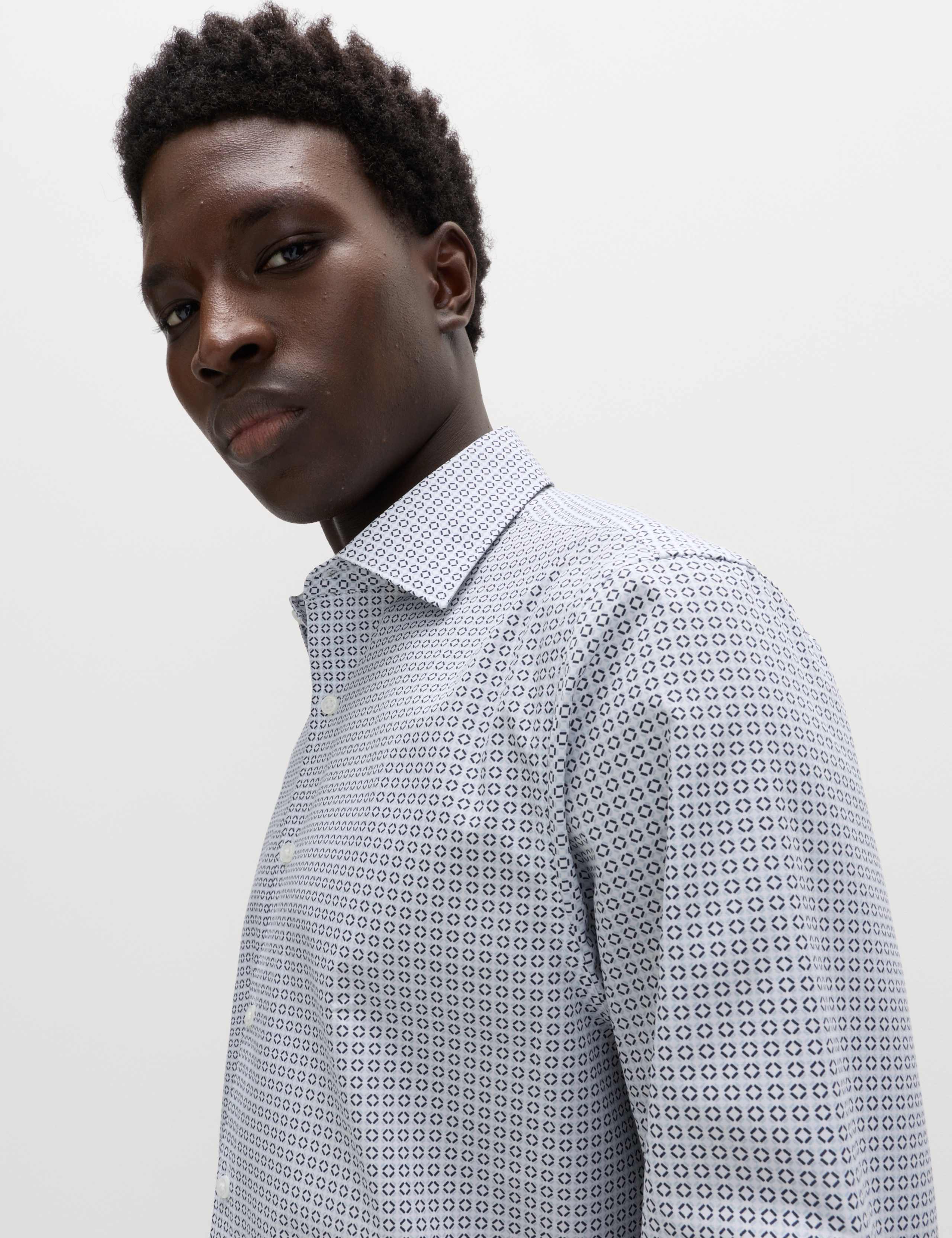 Regular Fit Easy Iron Cotton Blend Shirt 4 of 6