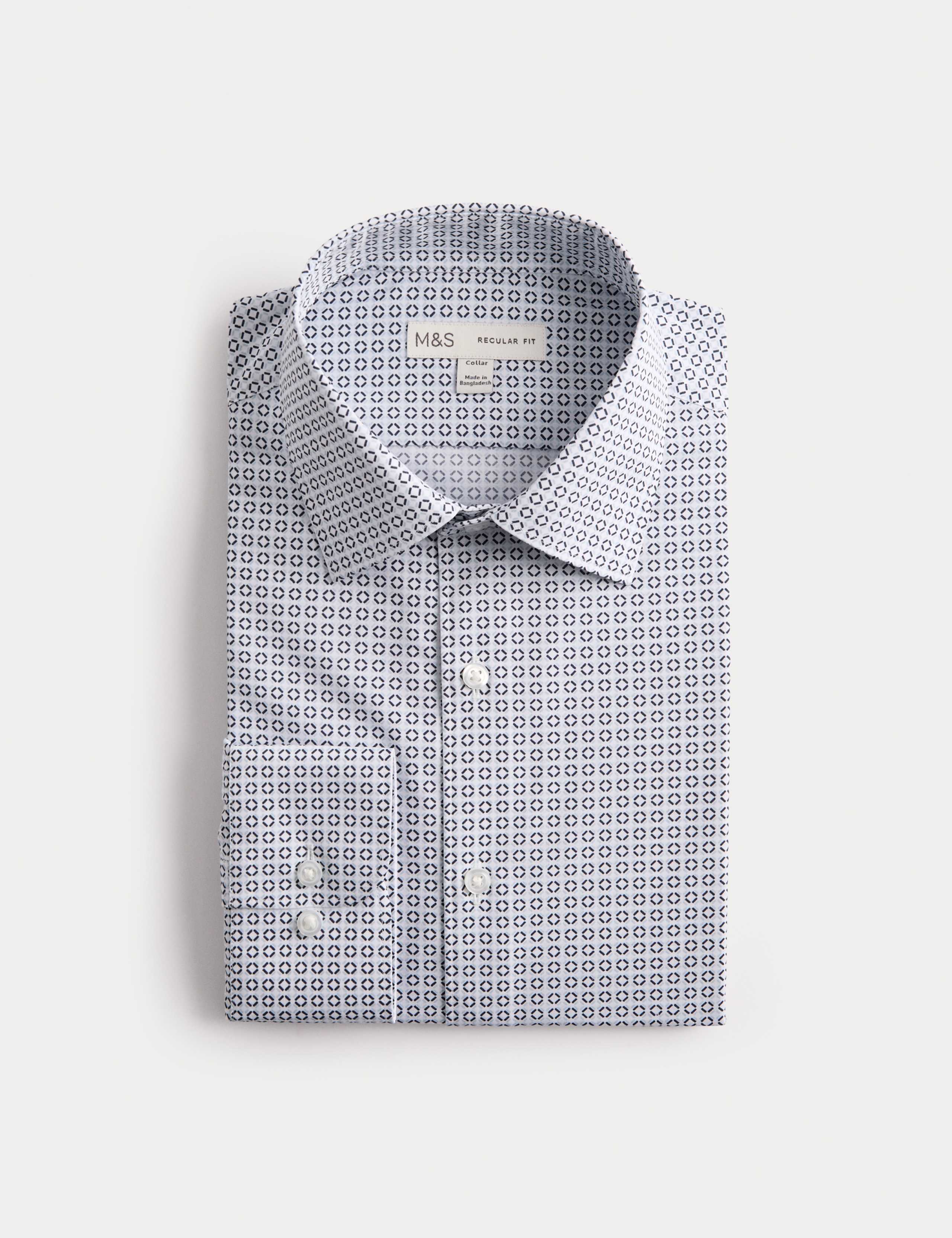 Regular Fit Easy Iron Cotton Blend Shirt 2 of 6