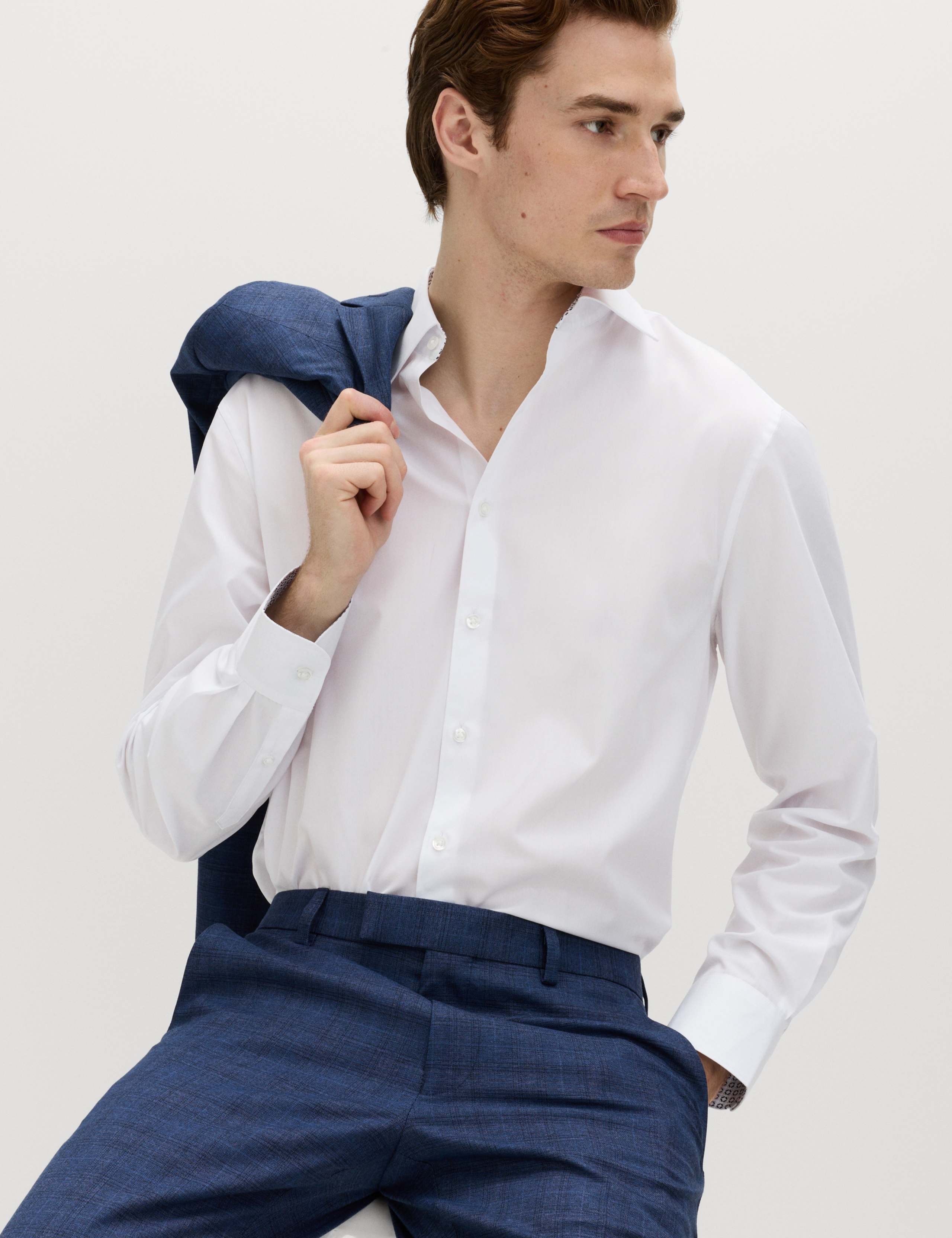 Regular Fit Easy Iron Cotton Blend Shirt 6 of 7
