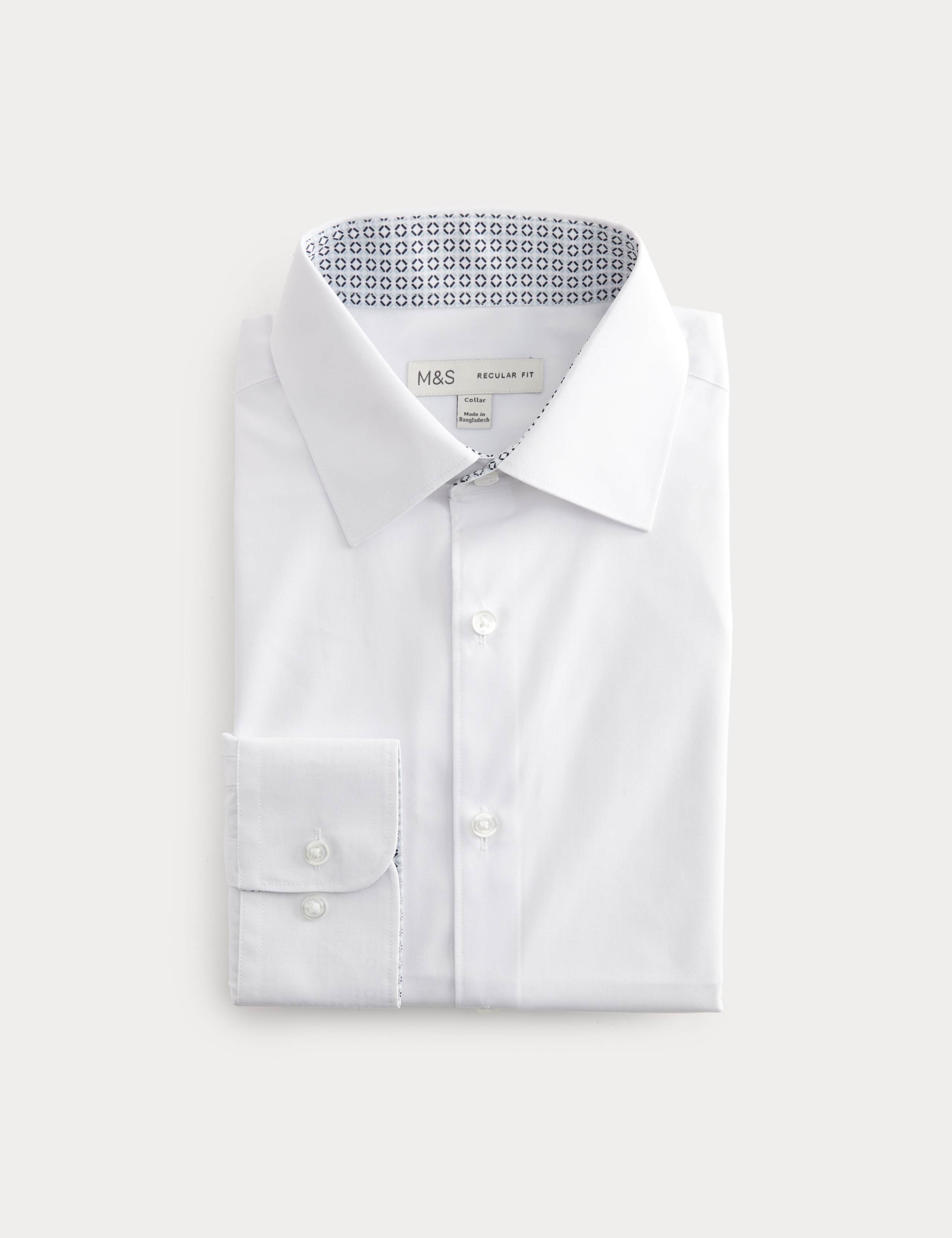 Regular Fit Easy Iron Cotton Blend Shirt 2 of 7