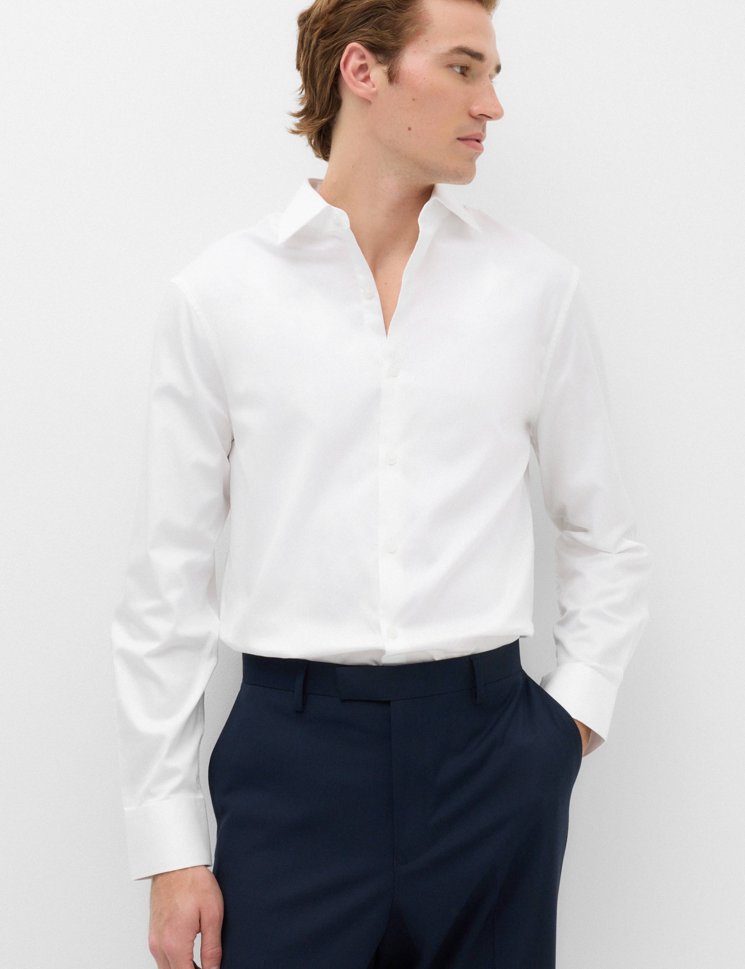 Slim Fit Pure Cotton Shirt 1 of 8