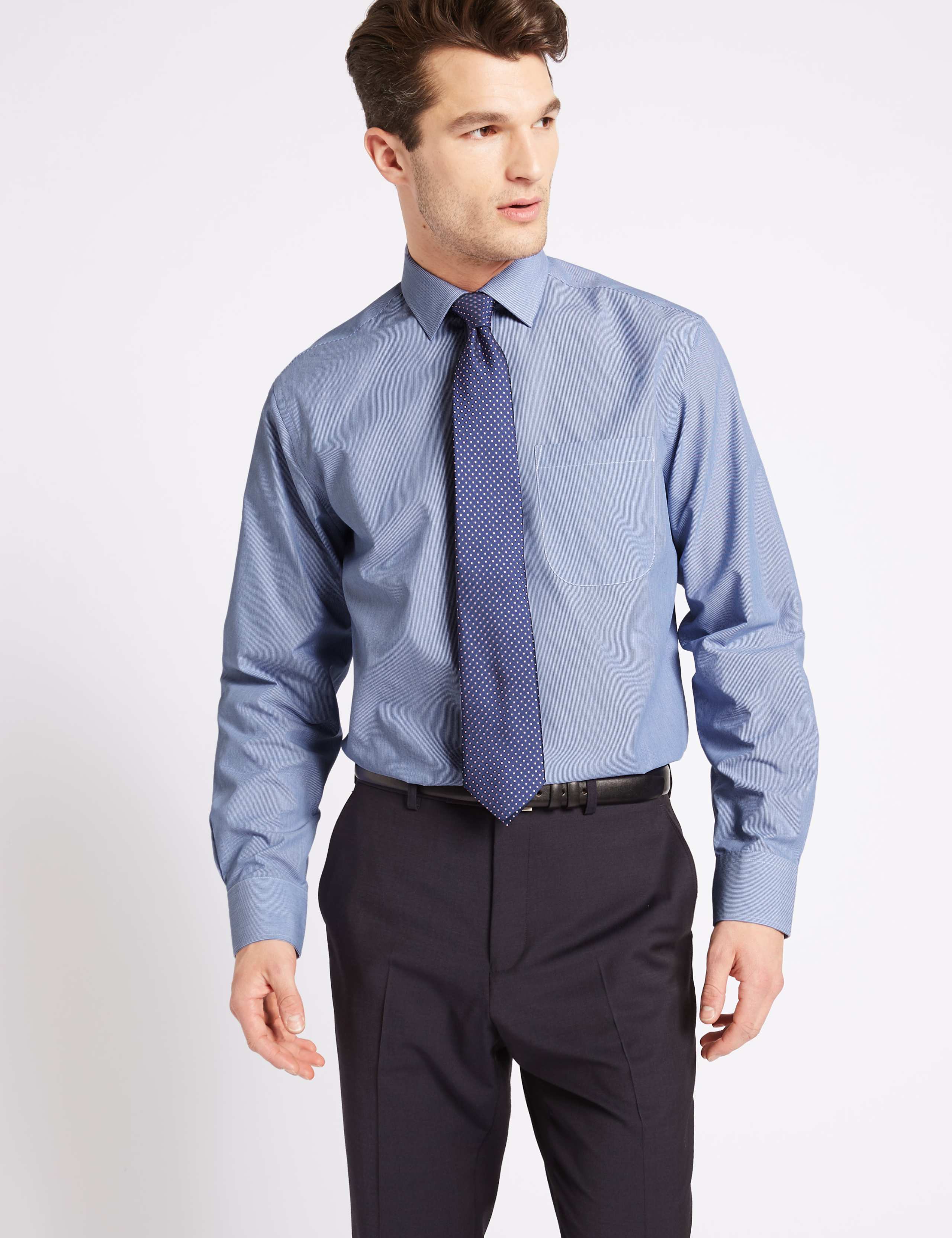 2 Pack Regular Fit Shirts with Tie 6 of 6