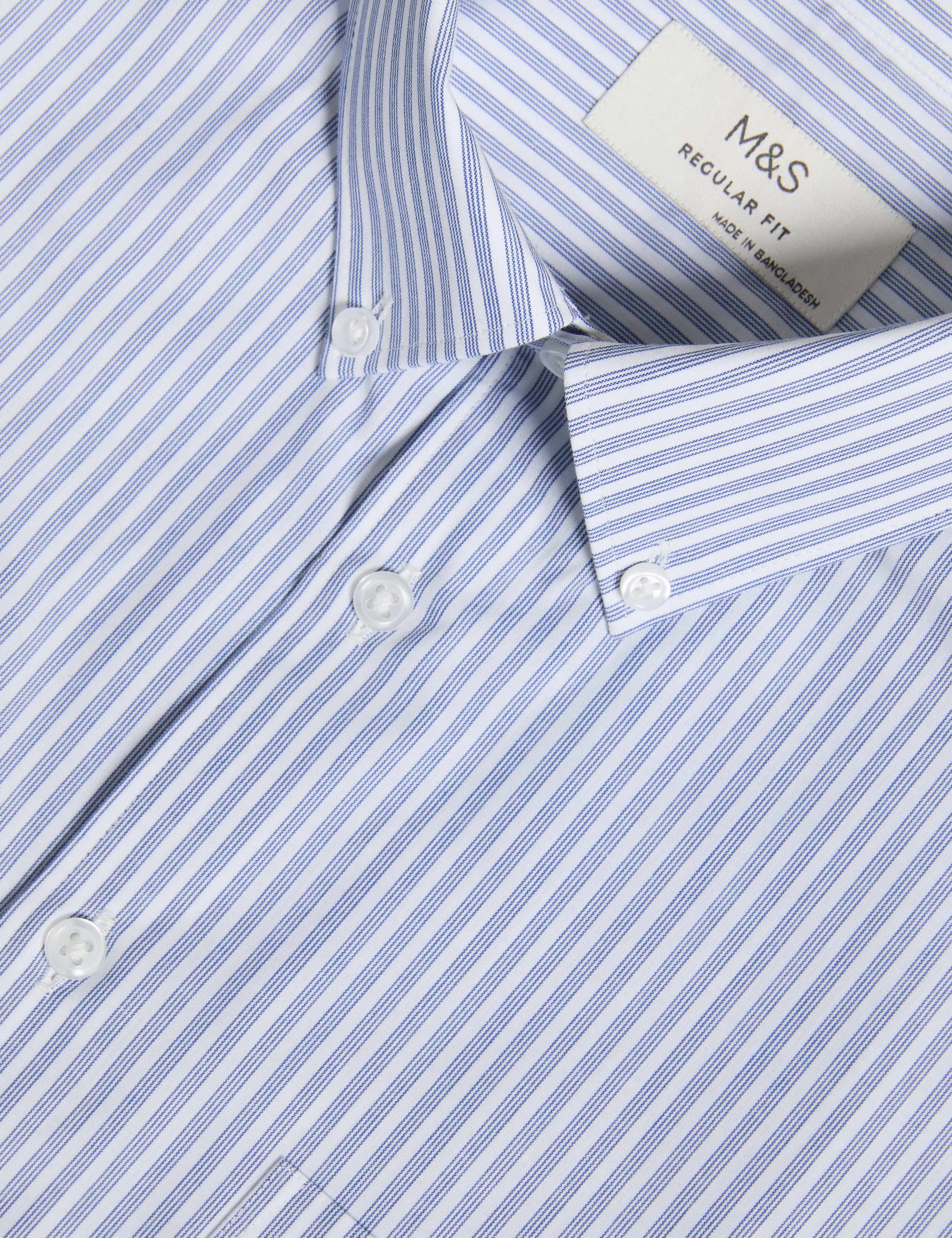 2pk Regular Fit Striped Short Sleeve Shirts 3 of 5