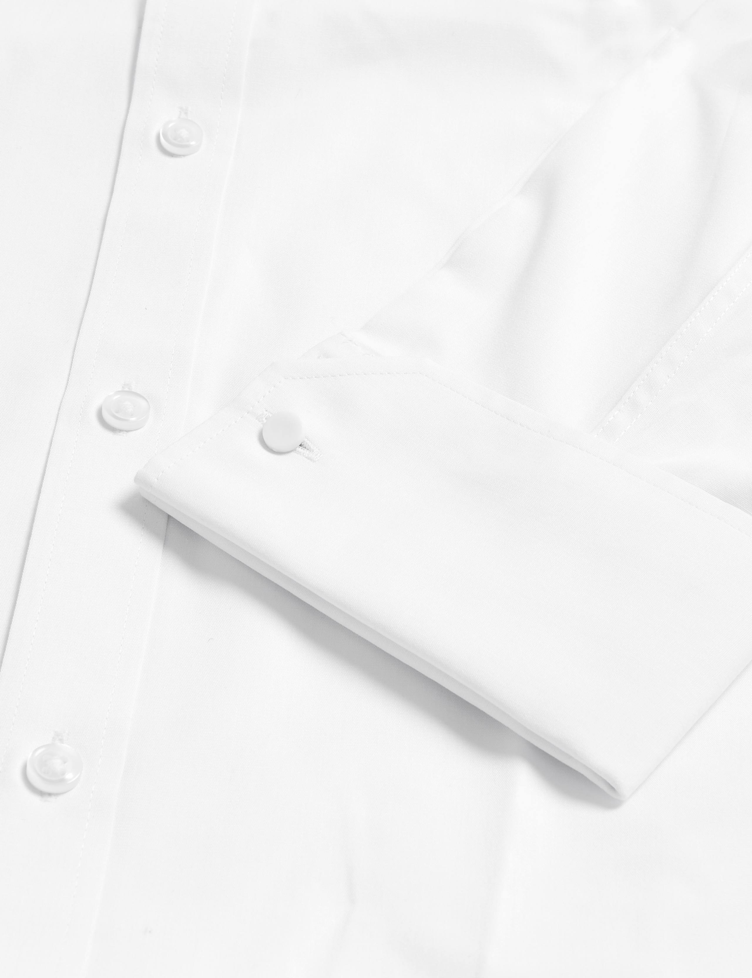 Regular Fit Cotton Blend Double Cuff Shirt 3 of 7