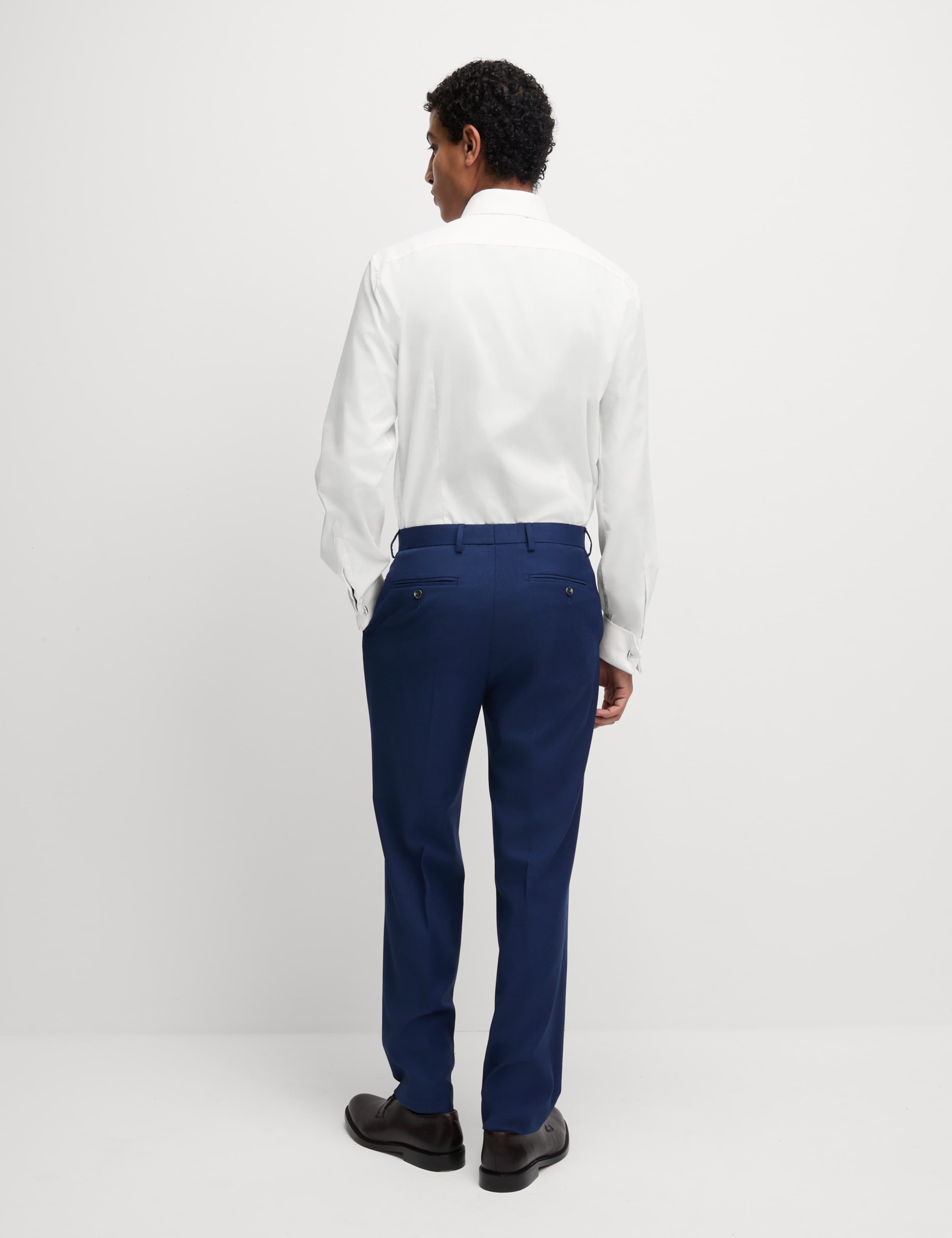 Slim Fit Cotton Blend Double Cuff Shirt 7 of 7