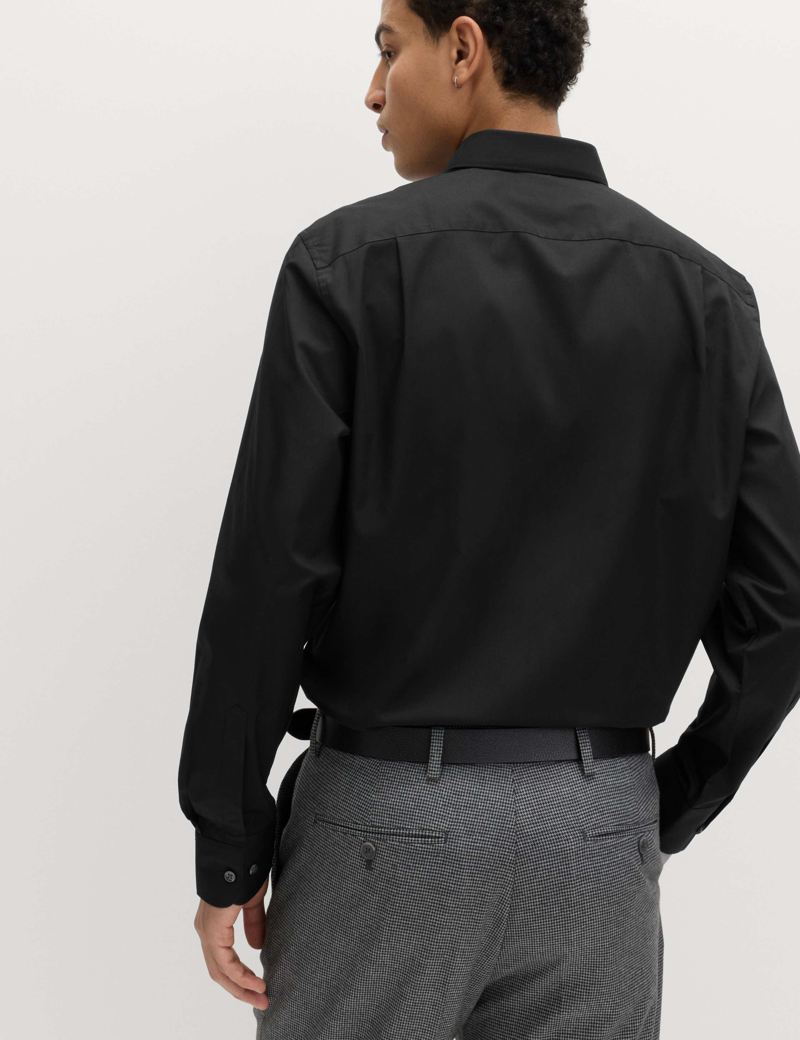 3 Pack Regular Fit Easy Iron Long Sleeve Shirts 6 of 8