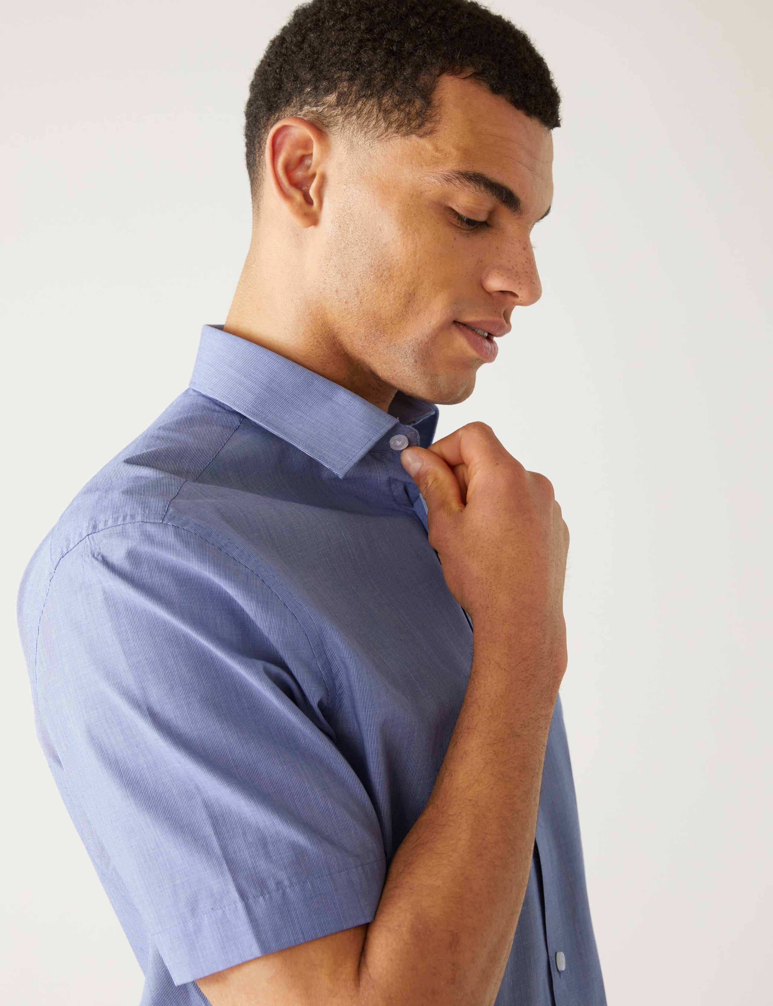 2 Pack Regular Fit Geometric Short Sleeve Shirts 4 of 6