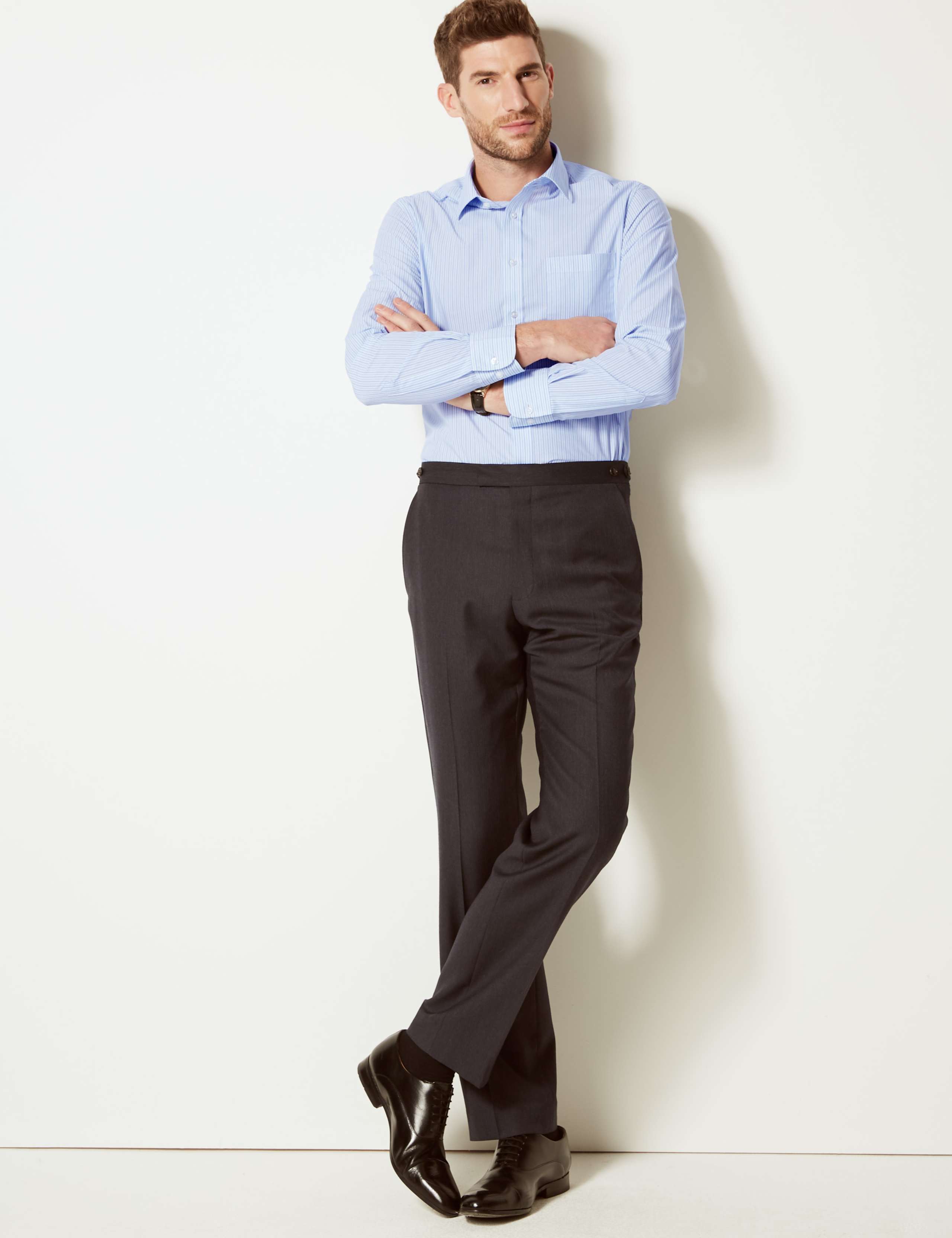 3pk Cotton Blend Slim Fit Shirts 1 of 5