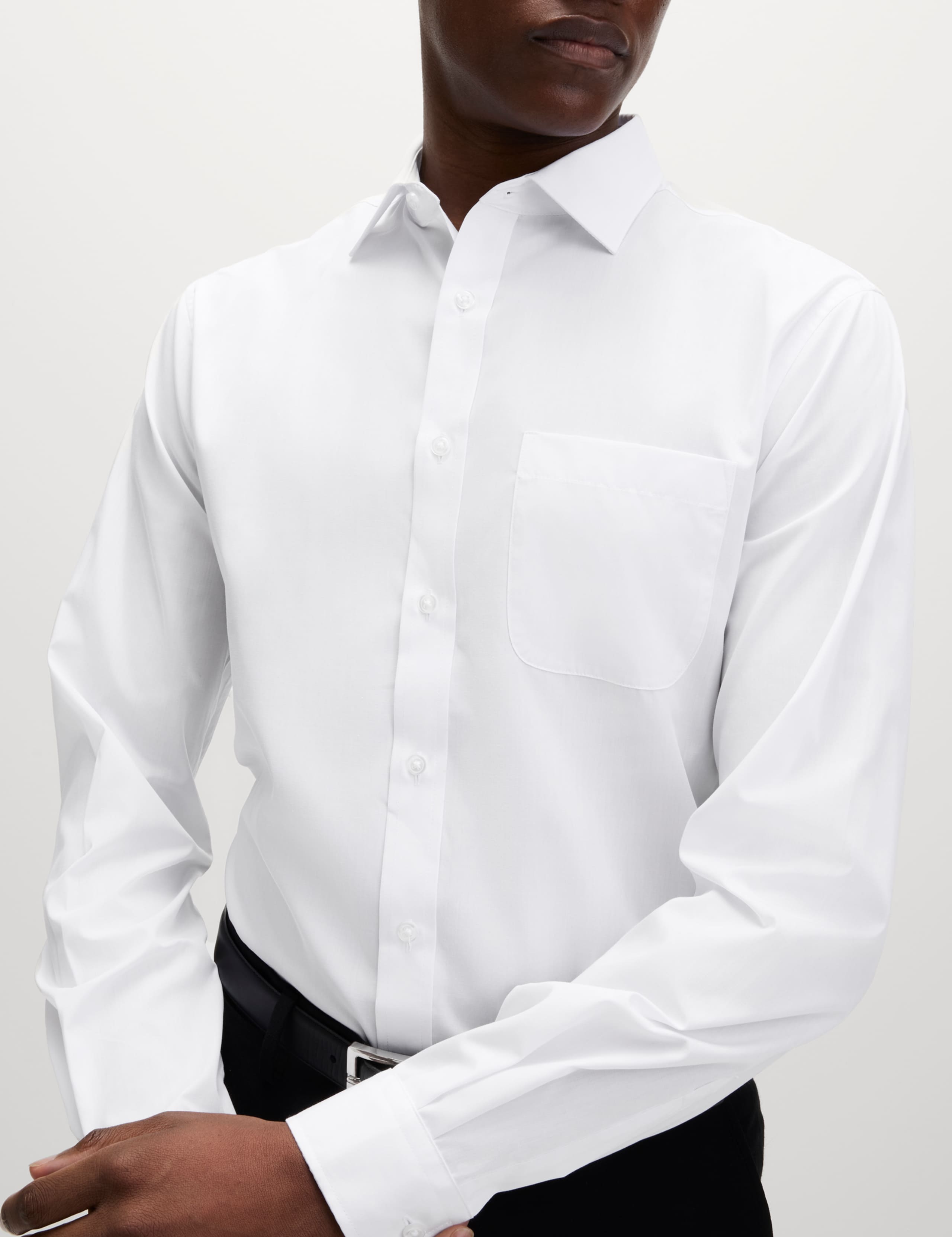 3pk Skinny Fit Easy Iron Shirts 2 of 7