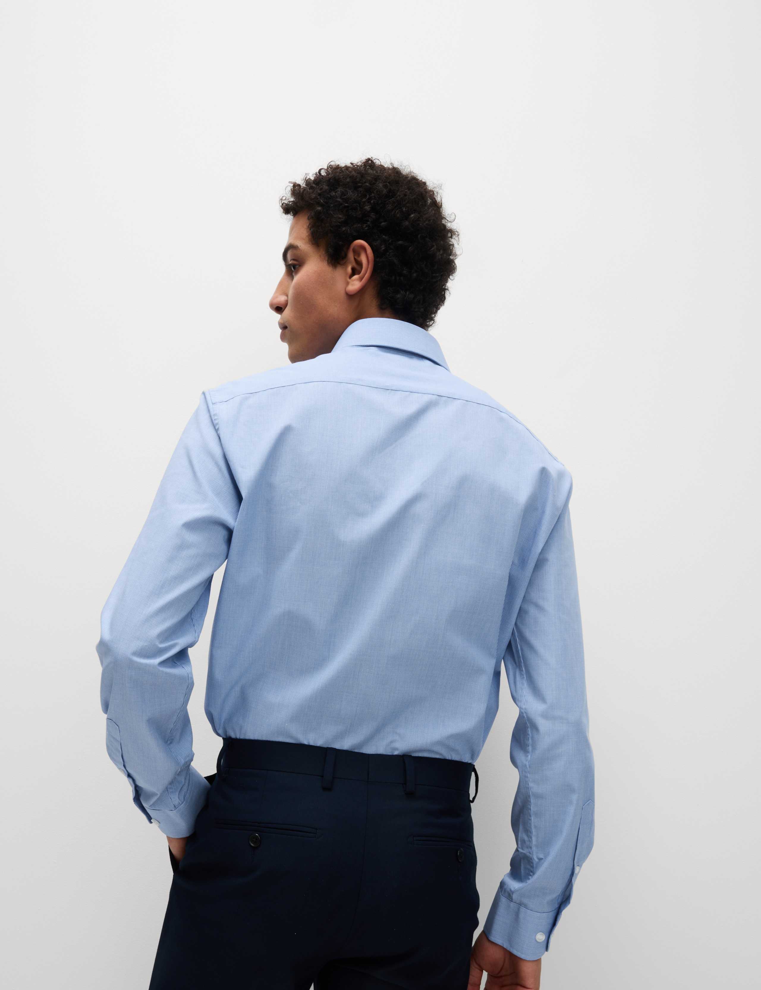 3 Pack Tailored Fit Easy Iron Long Sleeve Shirts 2 of 7