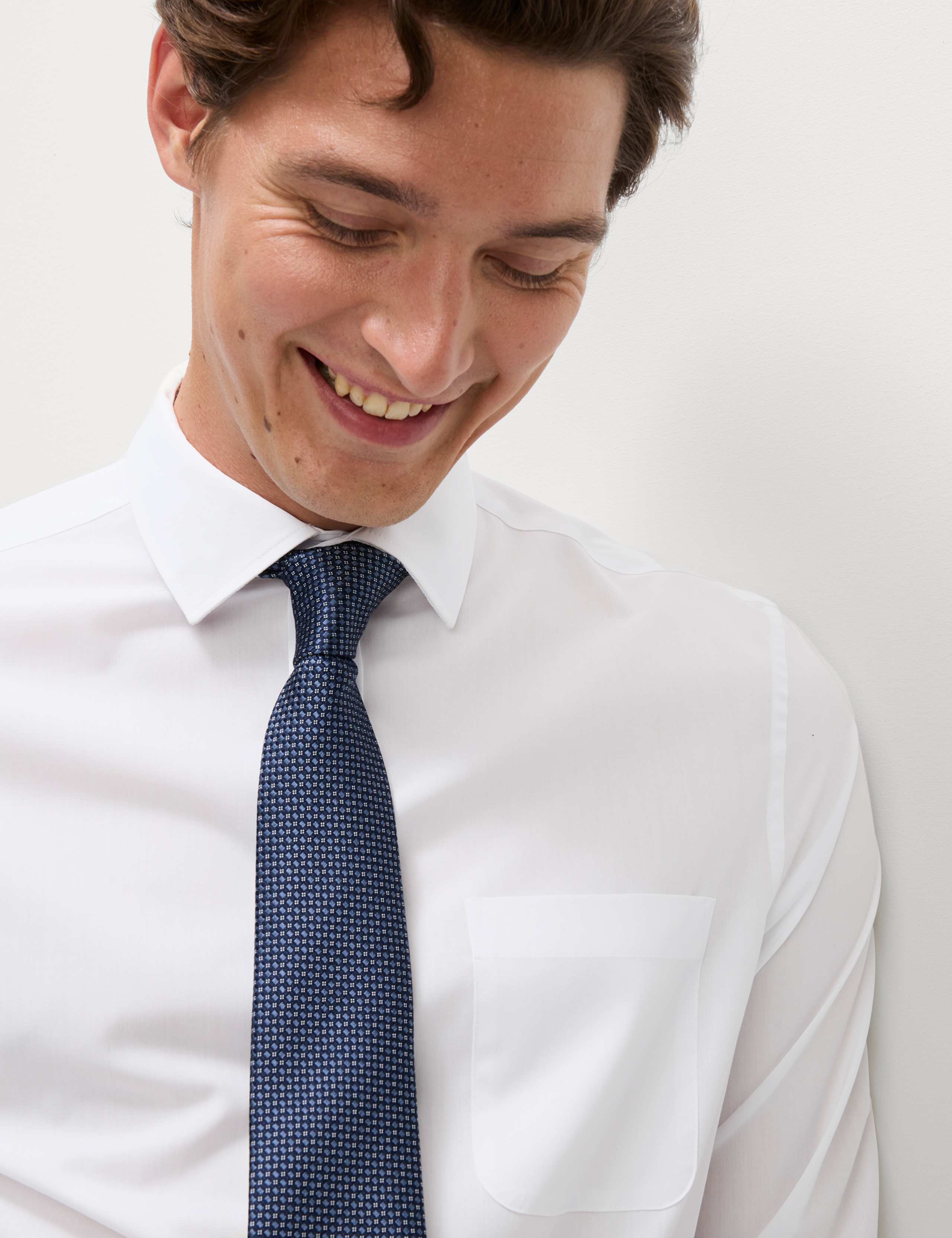 2 Inch Shorter 3 Pack Cotton Blend Shirts 2 of 7