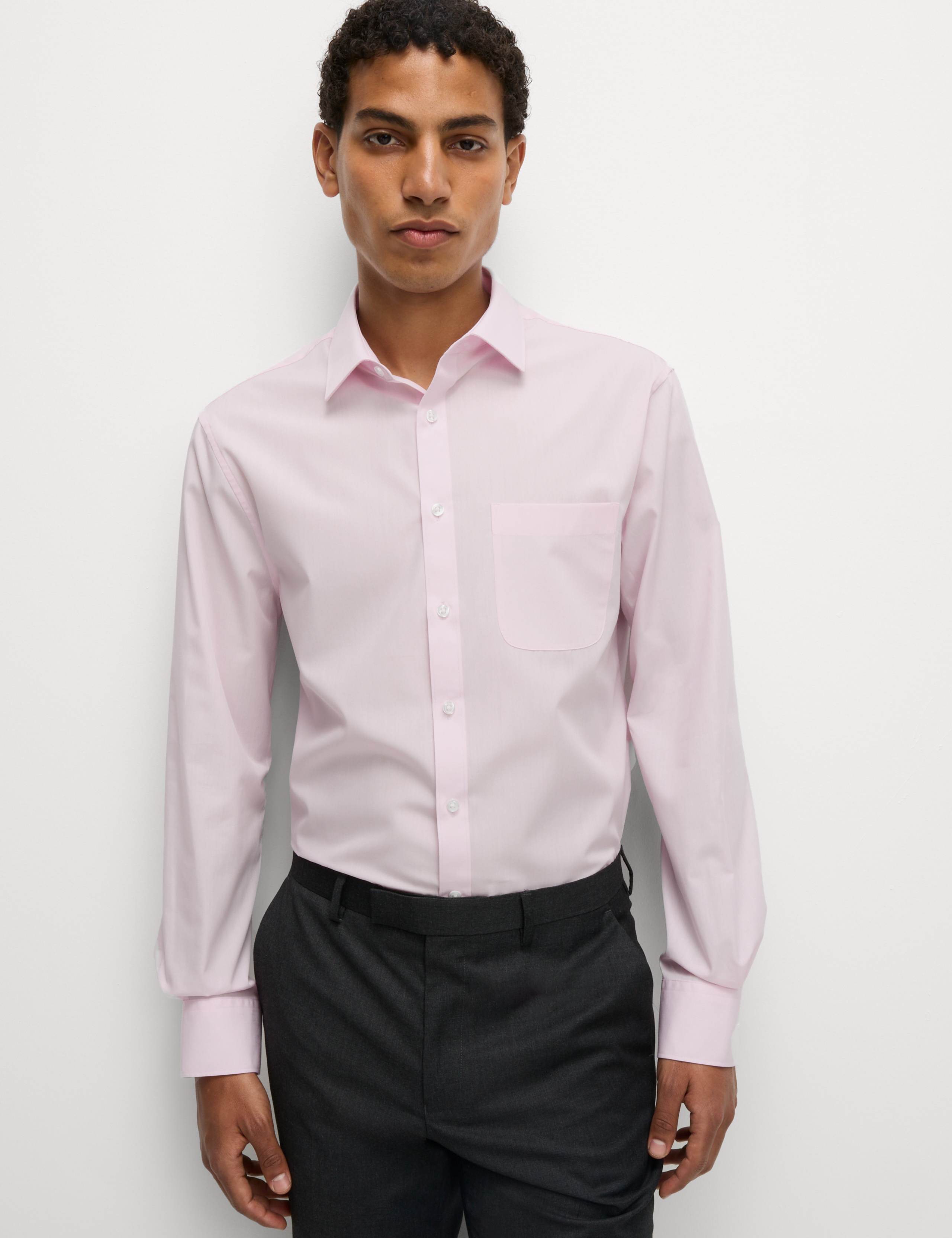 3 Pack Slim Fit Easy Iron Shirts 4 of 7