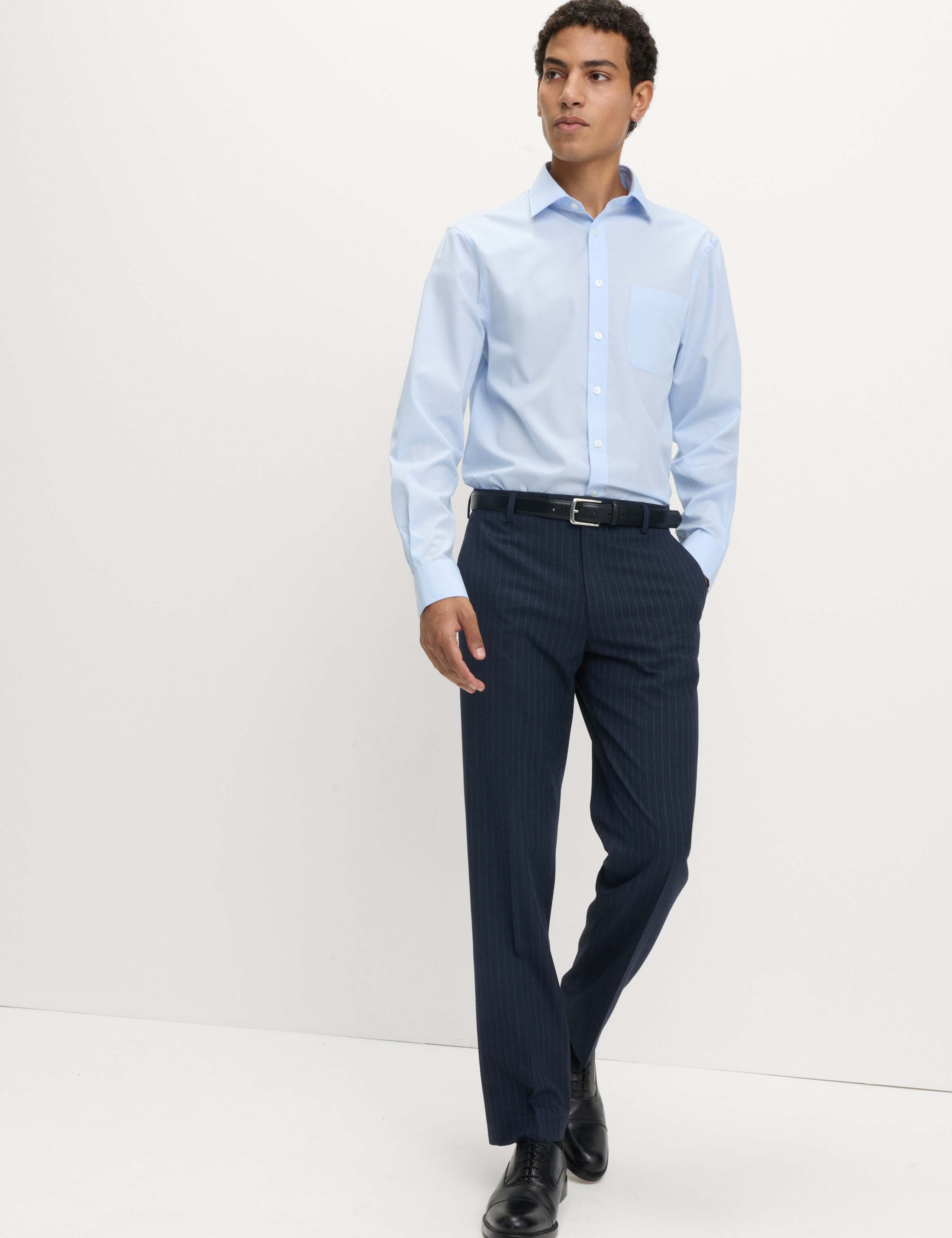 3 Pack Regular Fit Easy Iron Long Sleeve Shirts 3 of 7